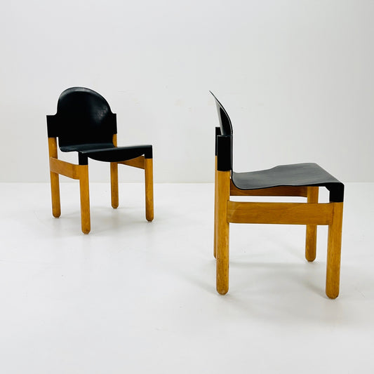 Set of 2 mid century chairs "Flex" by Gerd Lange for Thonet, 1970s