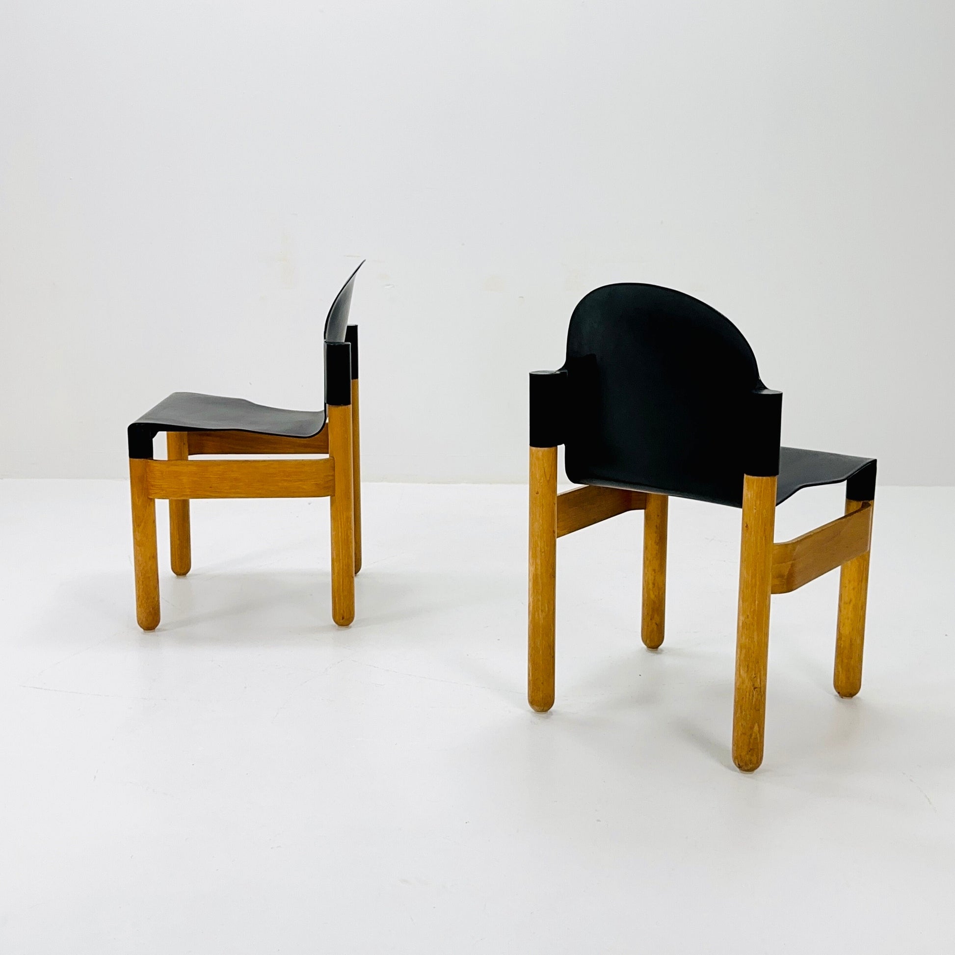 Set of 2 mid century chairs "Flex" by Gerd Lange for Thonet, 1970s