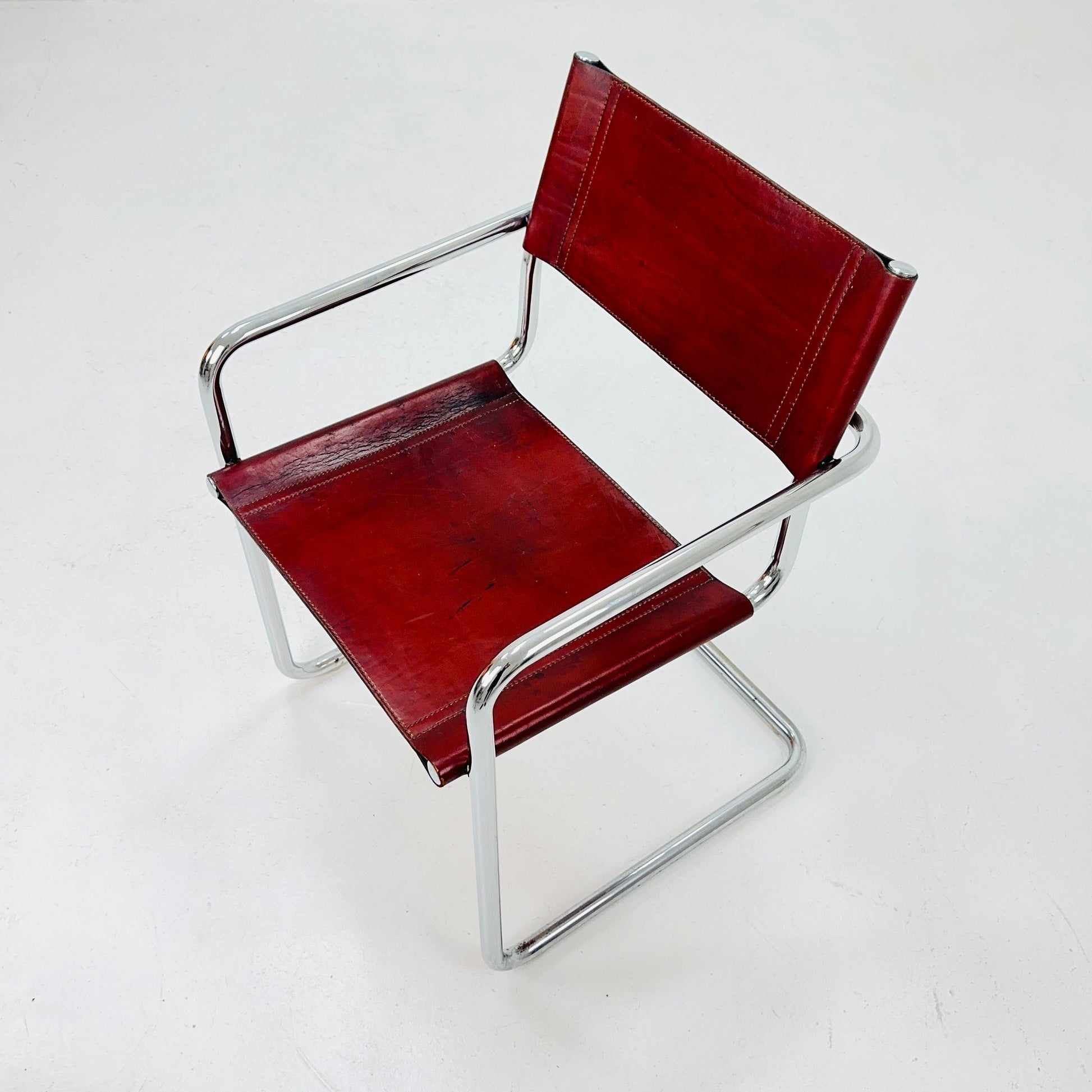 Model MG5 Centro Studi desk chair by Mart Stam & Marcel Breuer for Matteo Grassi, 1970s