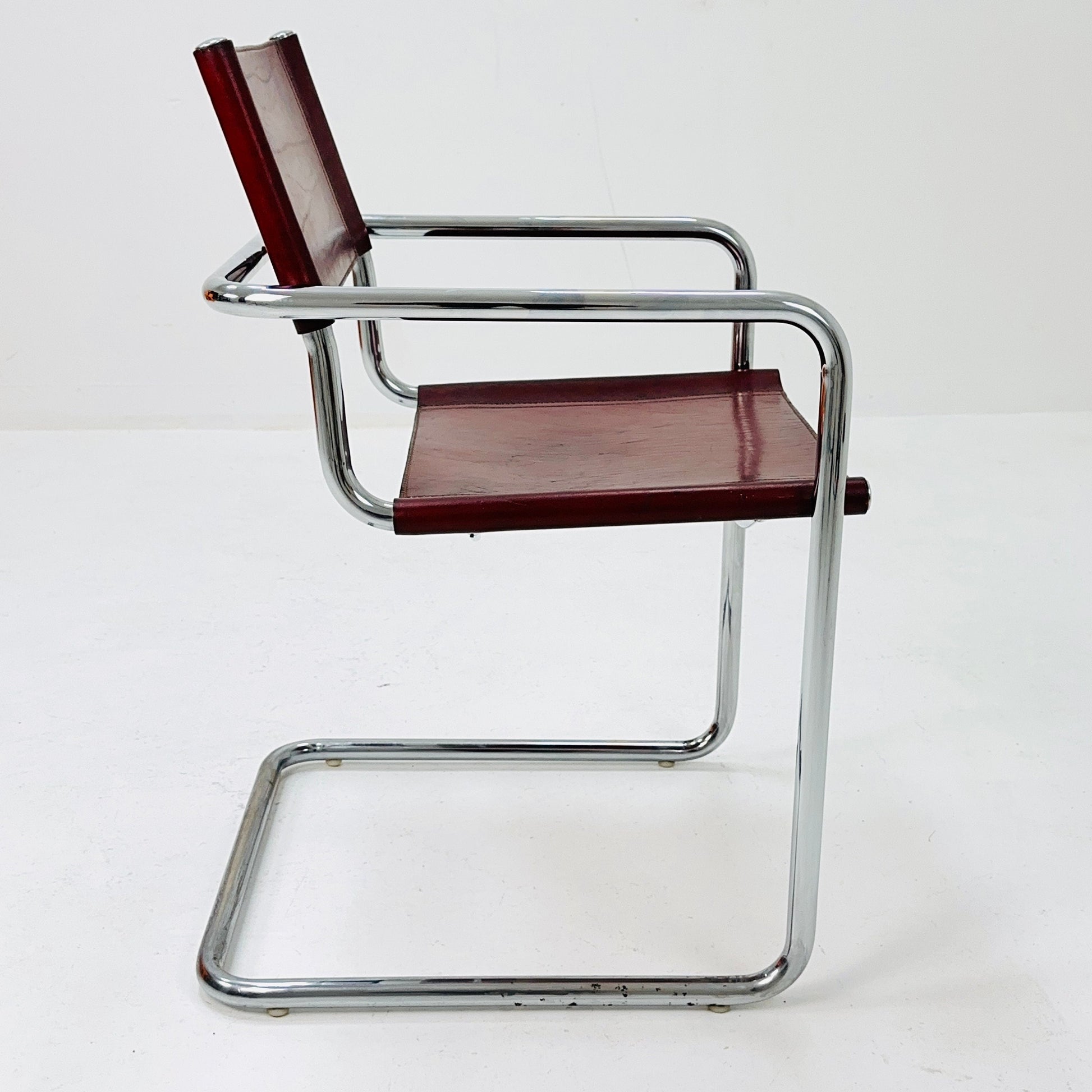 Model MG5 Centro Studi desk chair by Mart Stam & Marcel Breuer for Matteo Grassi, 1970s