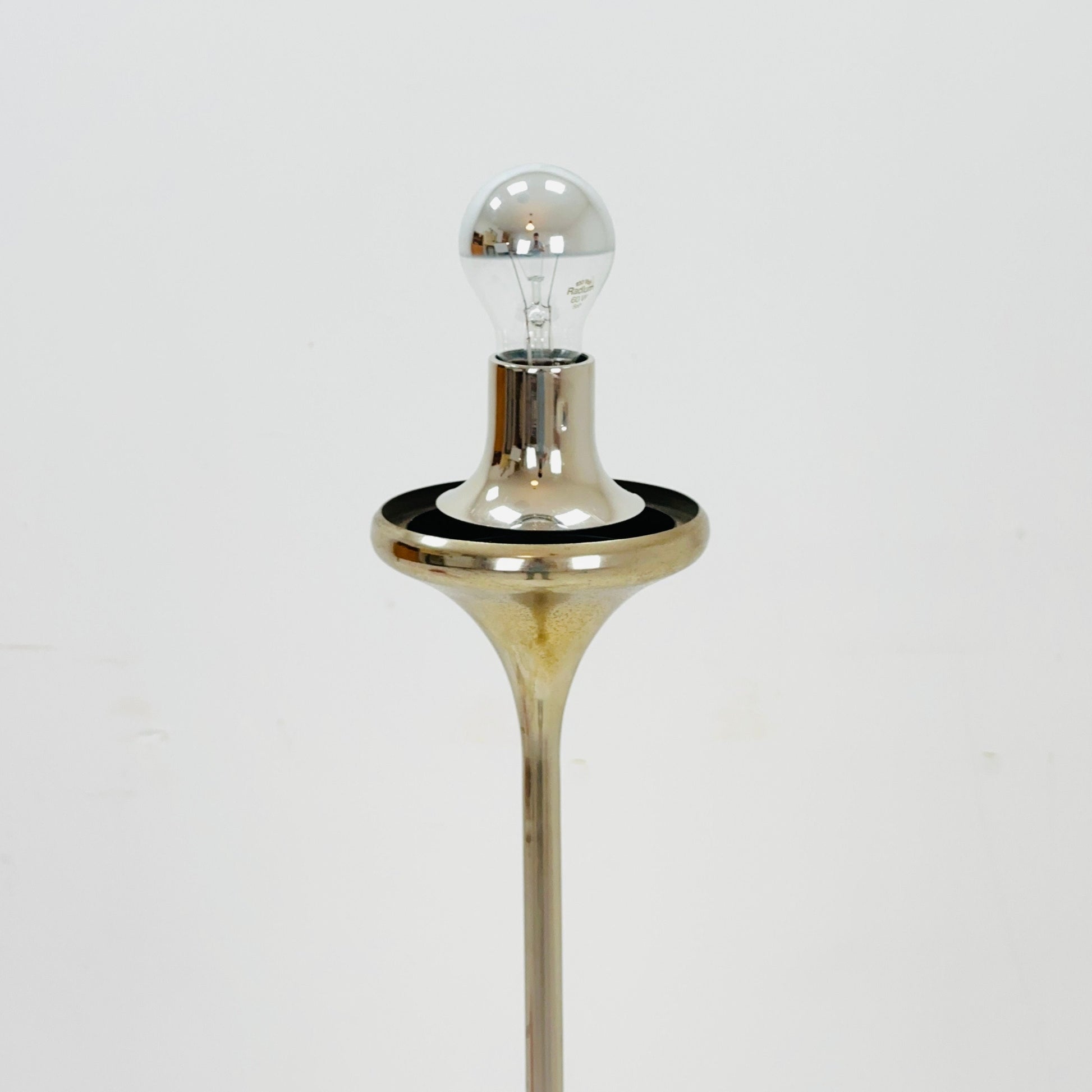 Mid century Floor lamp trumpet base by Doria Leuchten, Germany 1970s