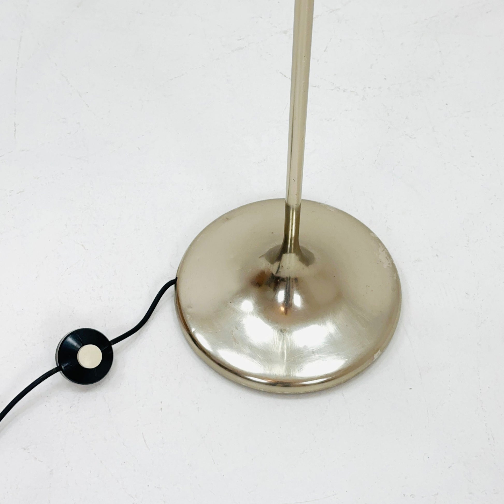 Mid century Floor lamp trumpet base by Doria Leuchten, Germany 1970s