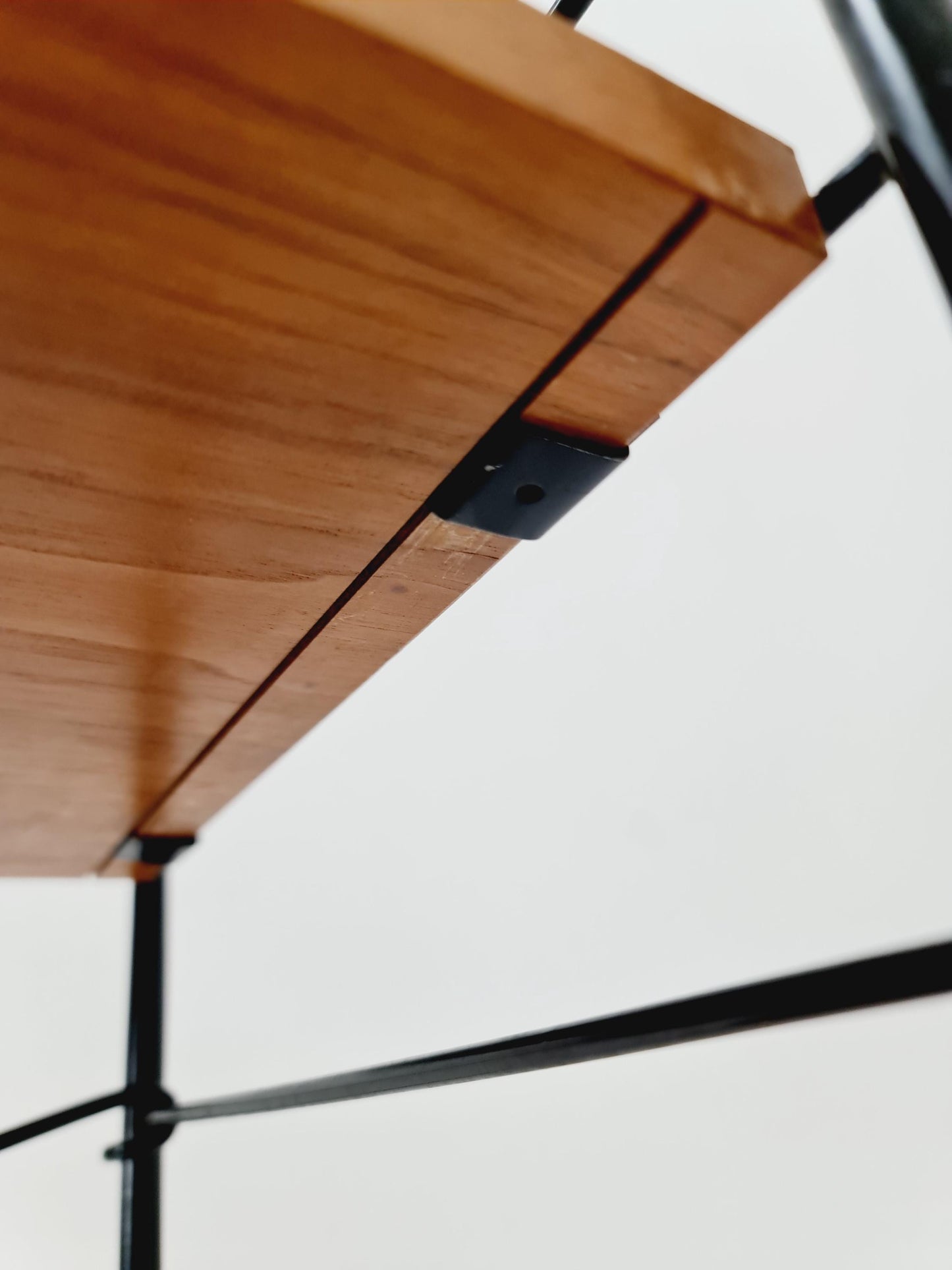 Free standing String shelf-system, bookcase with cabinet teak by WHB Germany, 1950s
