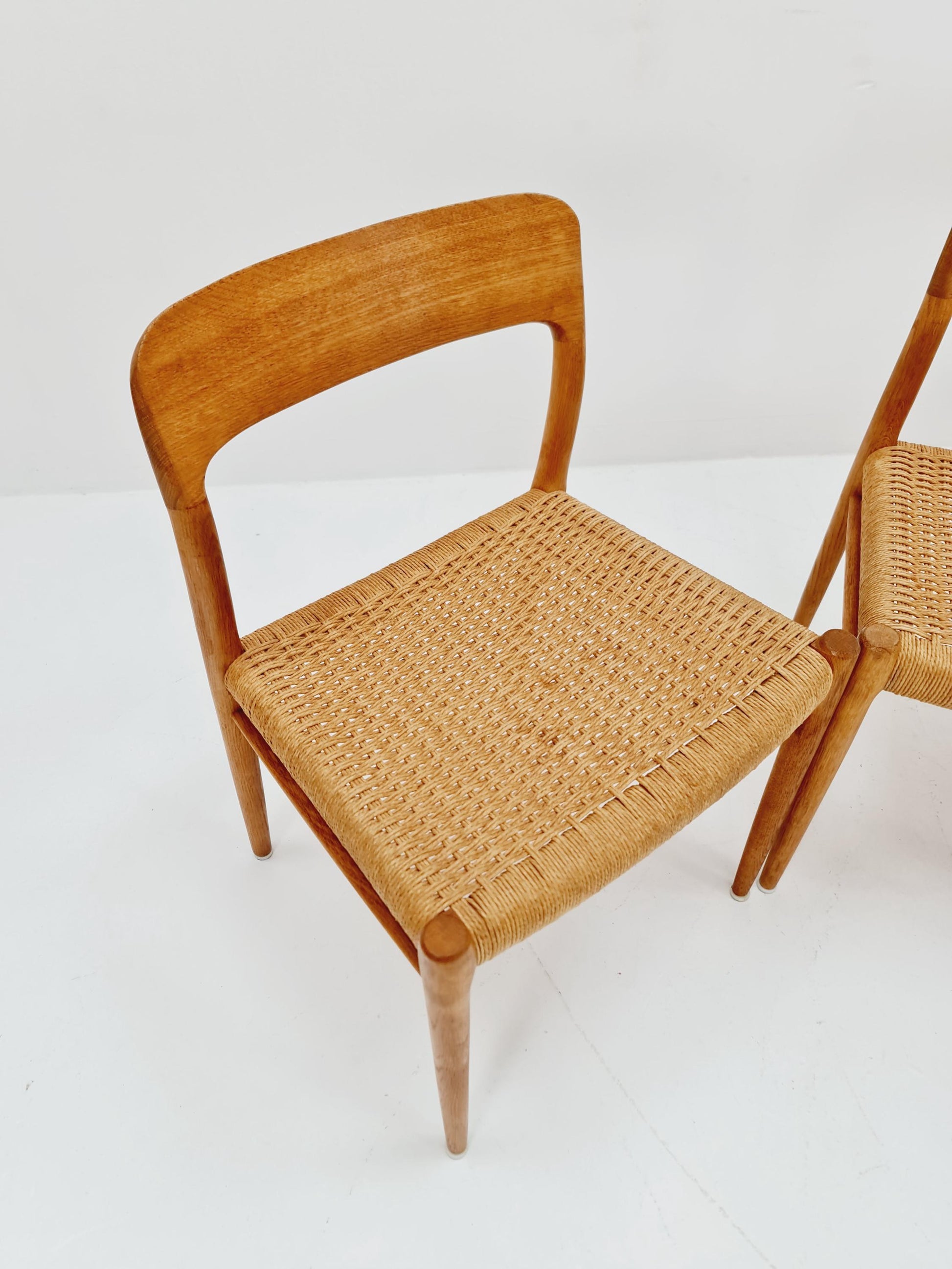 MidCentury Danish Oak Dining Chairs Niels O.Moller, 1960s, set of 4