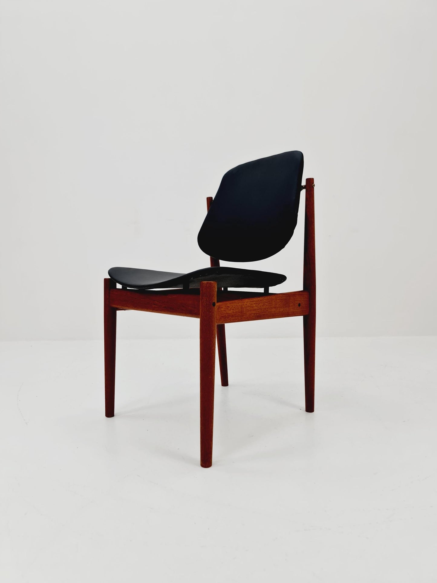 Danish teak and leather chair by Arne Vodder for France & Daverkosen, 1960s