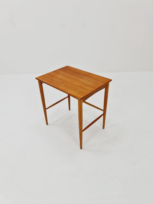 Swedish nightstand / side table teak by Folke Olsson for Bodafors, 1960s