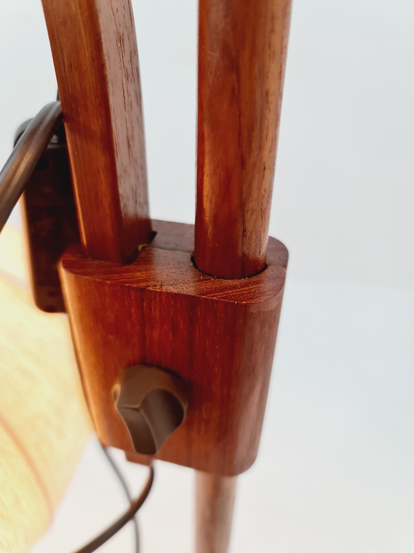 Vintage Danish Teak floor lamp by DOMUS 1970s
