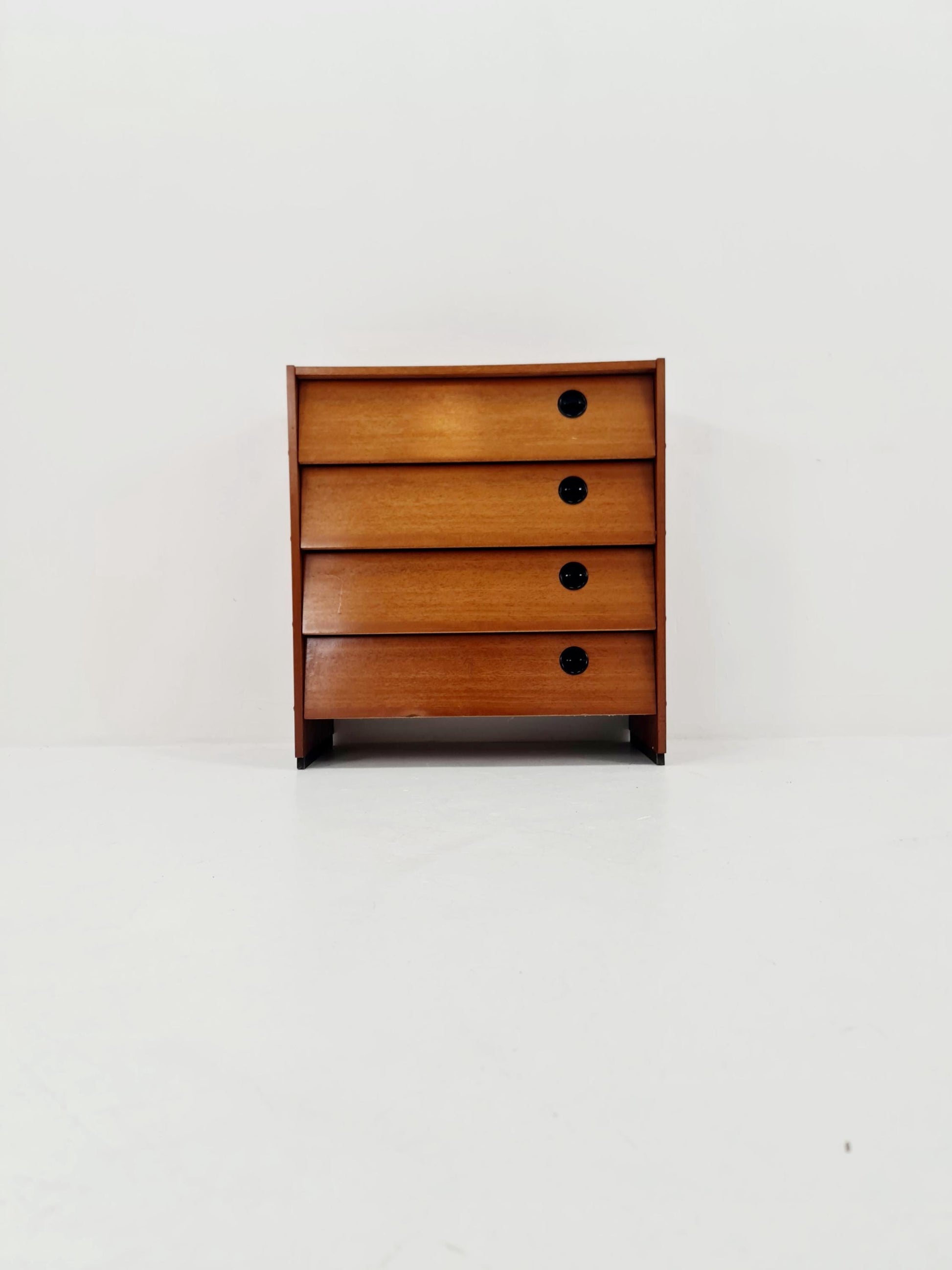 Mid century German hallway cabinet, shoes drawer / 4 drawers cabinet, 1960s