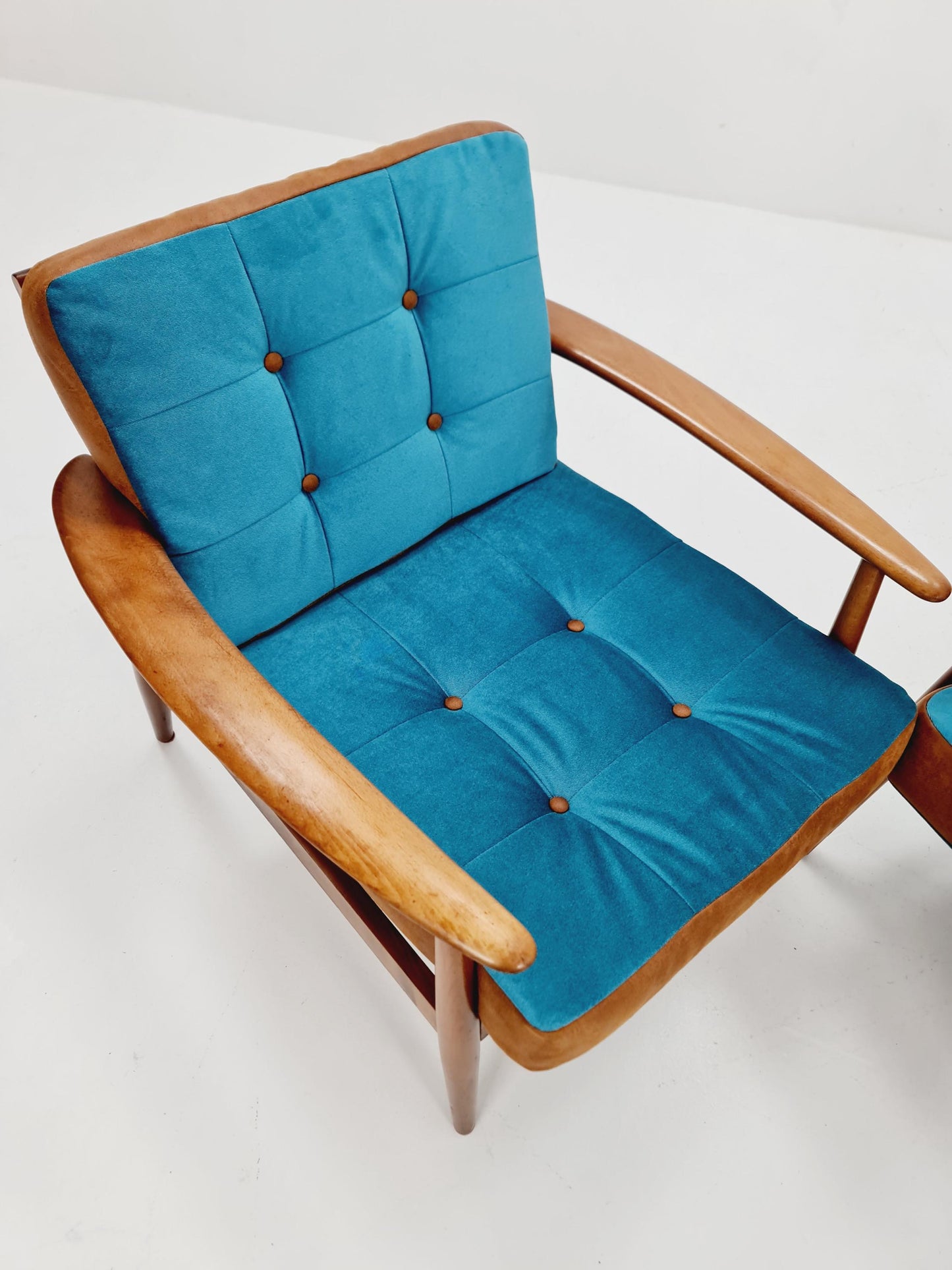 Mid-century pair of German lounge armchair, 1960s