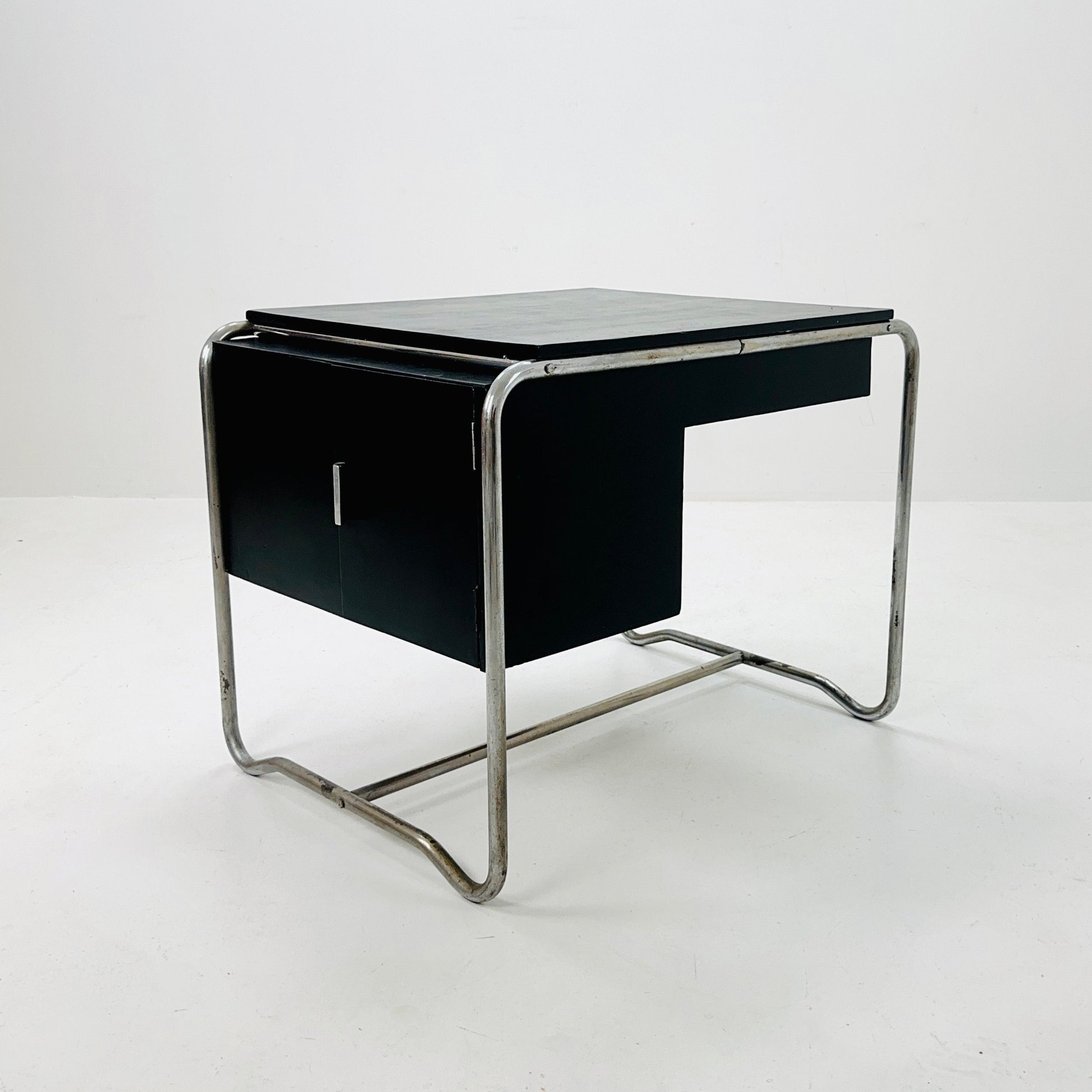Mid century Bauhaus Tublar desk for mart stam & Marcel Brauer by Thonet 1930s