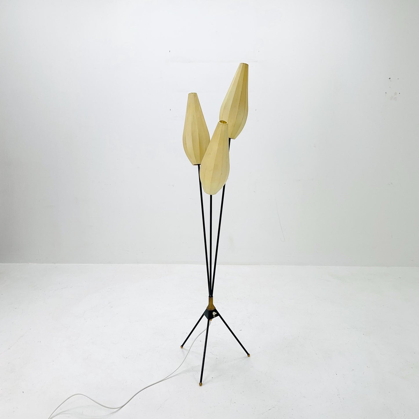 Mid century Danish cocoon floor lamp 1960s Denmark