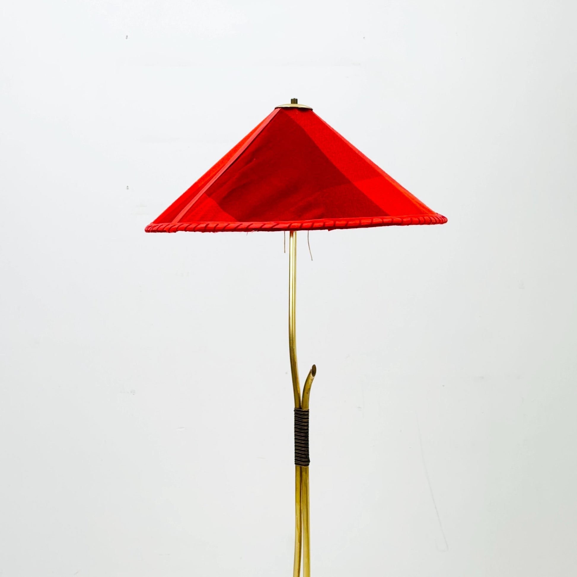 Mid century brass floor lamp 1960s Germany