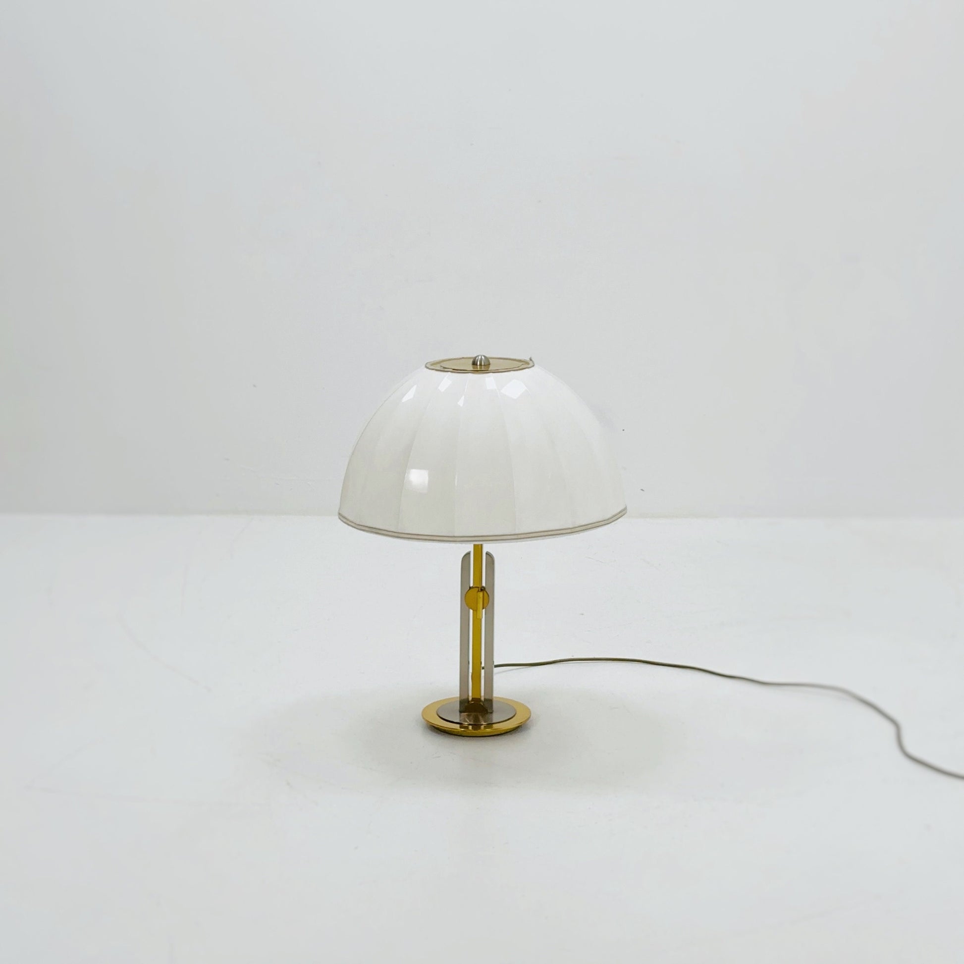 Hollywood Regency brass table lamp 1960s , Germany