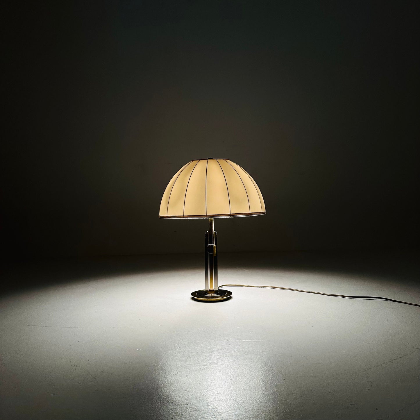 Hollywood Regency brass table lamp 1960s , Germany