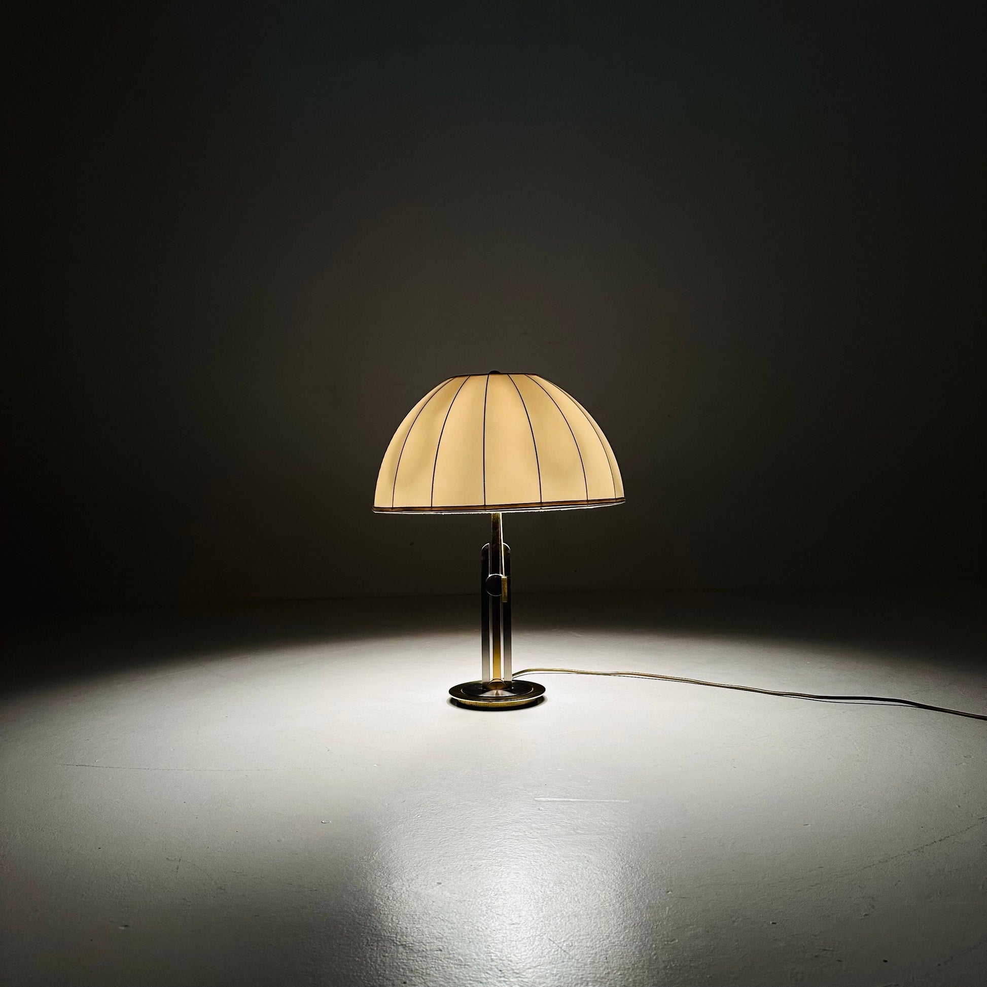 Hollywood Regency brass table lamp 1960s , Germany