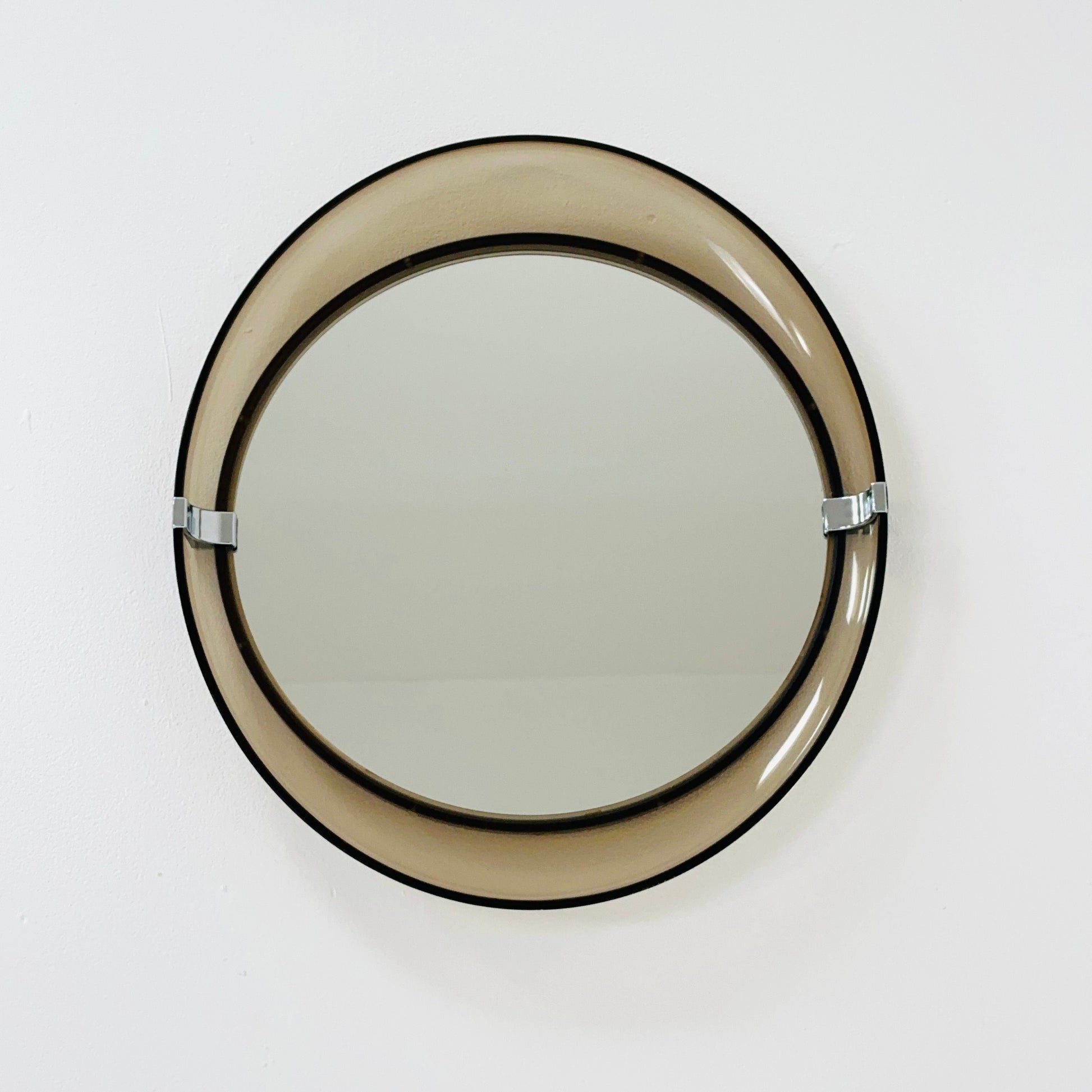 Space Age Vintage ALLIBERT Wall - Oval Mirror - France, 1970s.