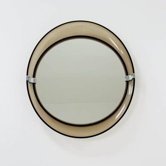 Space Age Vintage ALLIBERT Wall - Oval Mirror - France, 1970s.