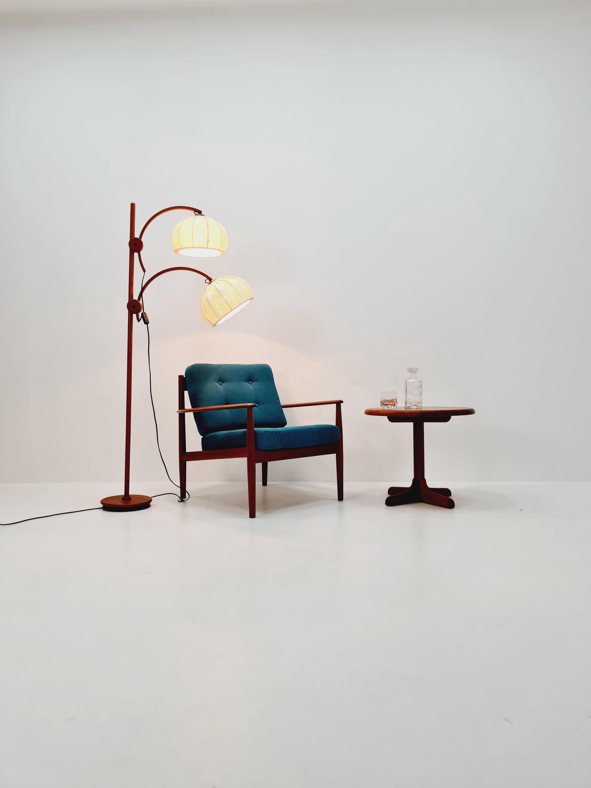 Mid-century Rare Danish teak lounge chair/ Easy chair by Grete Jalk For Cado , 1960s