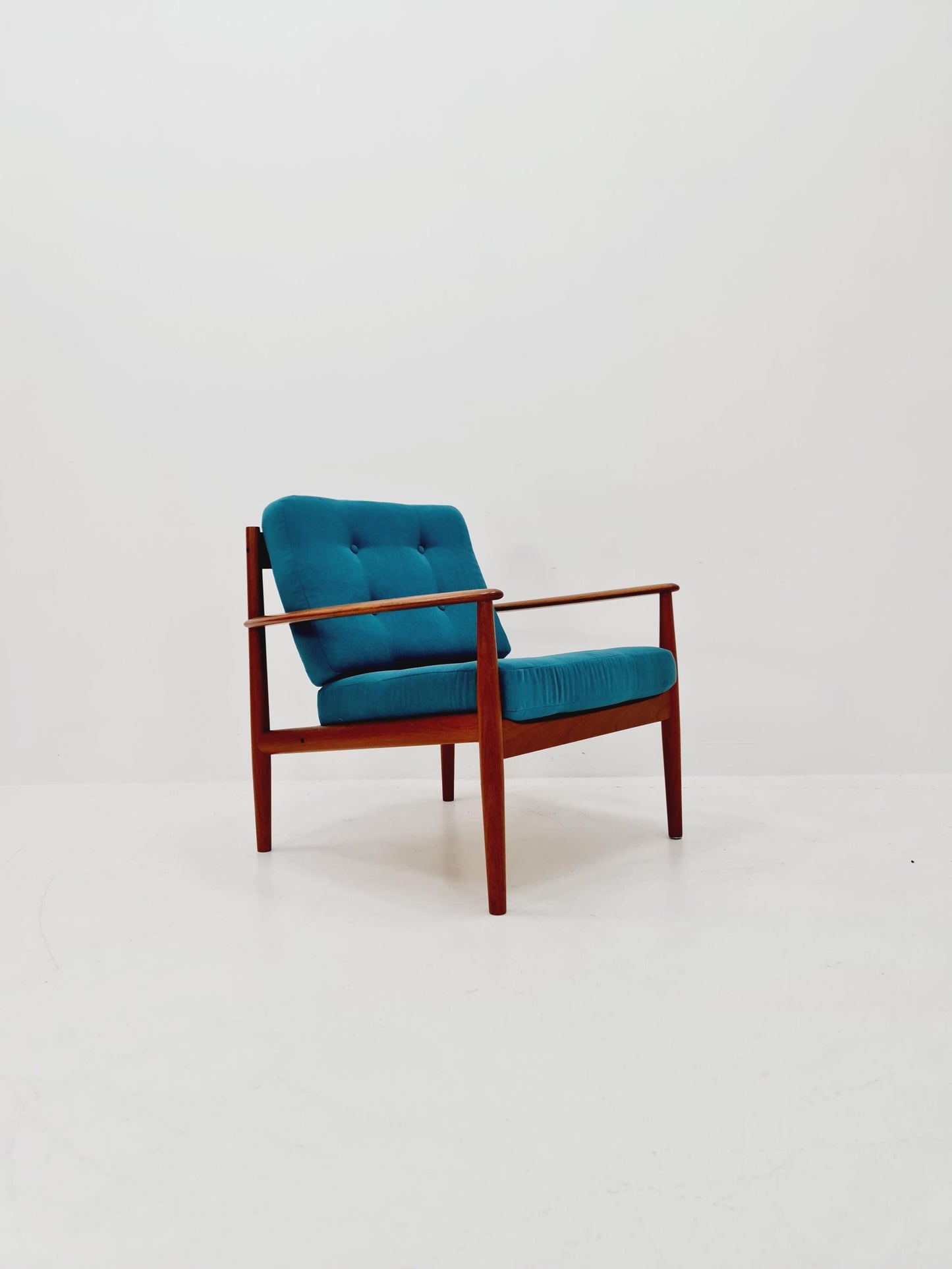 Mid-century Rare Danish teak lounge chair/ Easy chair by Grete Jalk For Cado , 1960s
