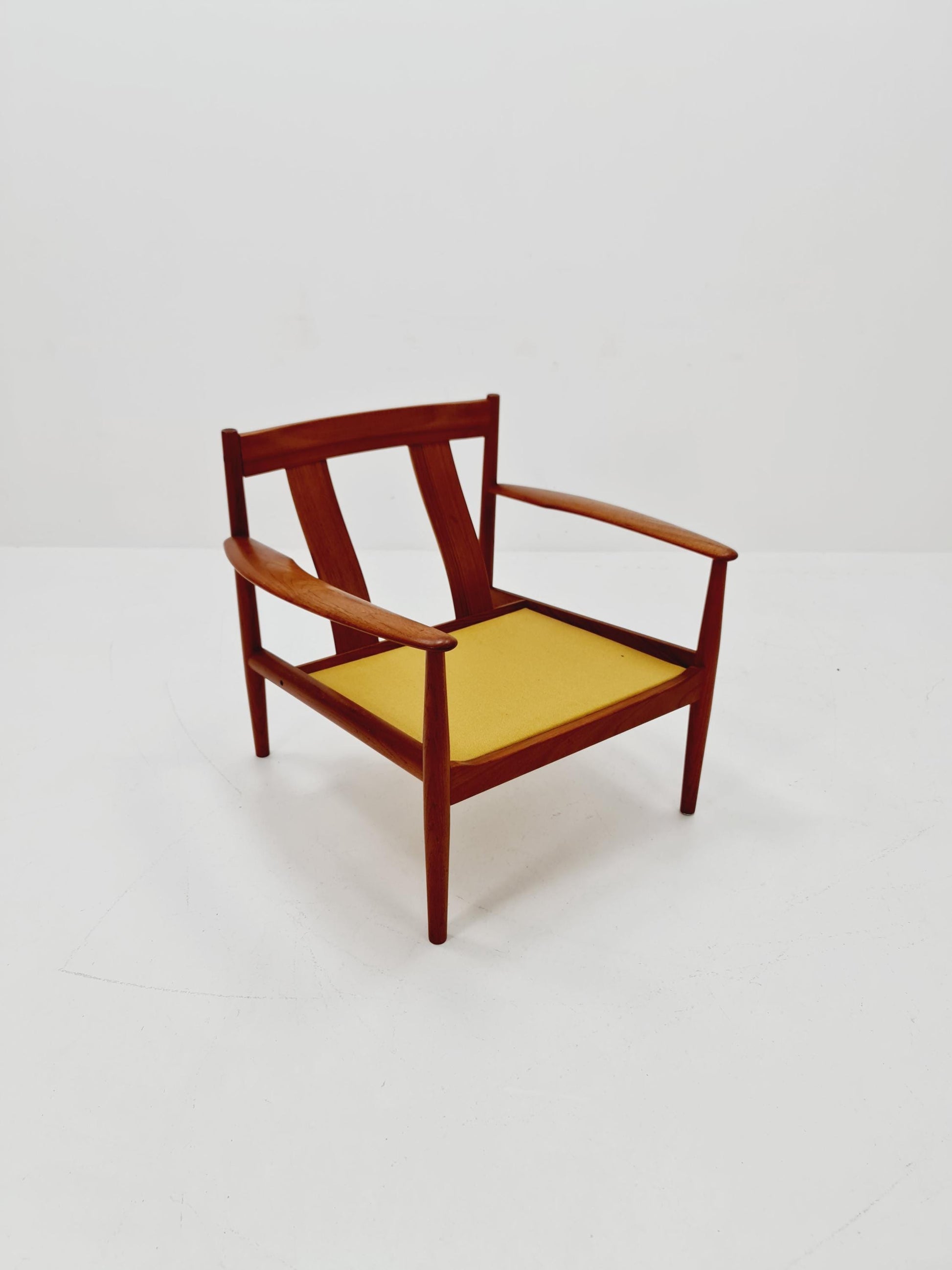 Mid-century Rare Danish teak lounge chair/ Easy chair by Grete Jalk For Cado , 1960s