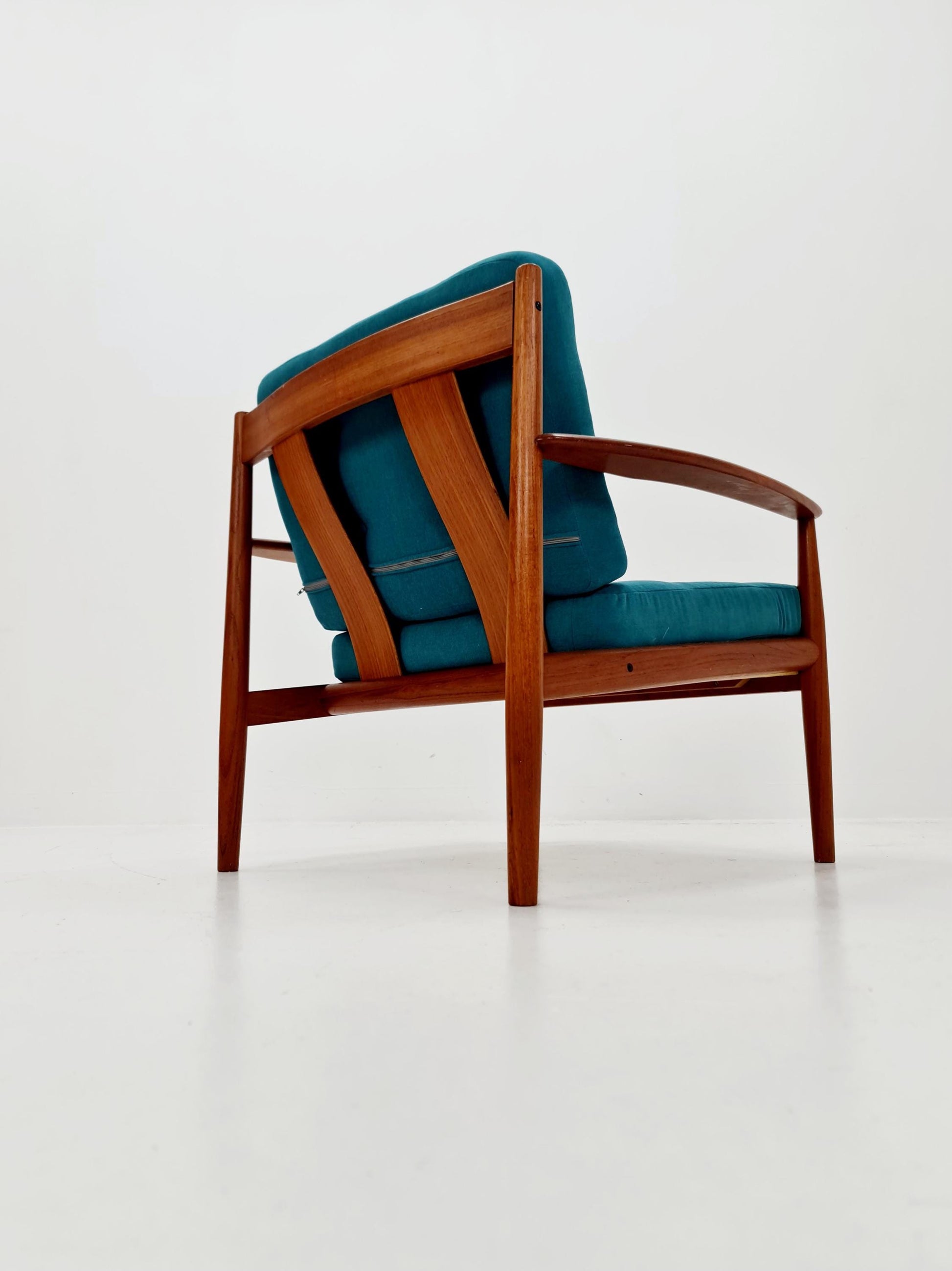 Mid-century Rare Danish teak lounge chair/ Easy chair by Grete Jalk For Cado , 1960s