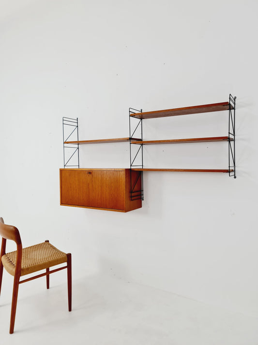 German shelf-system by ERBUS West Germany Teak , 1950s