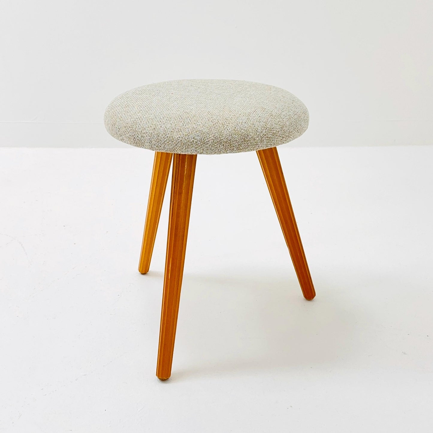 1 of 6 mid century modern stools German tripod vintage design 1960s