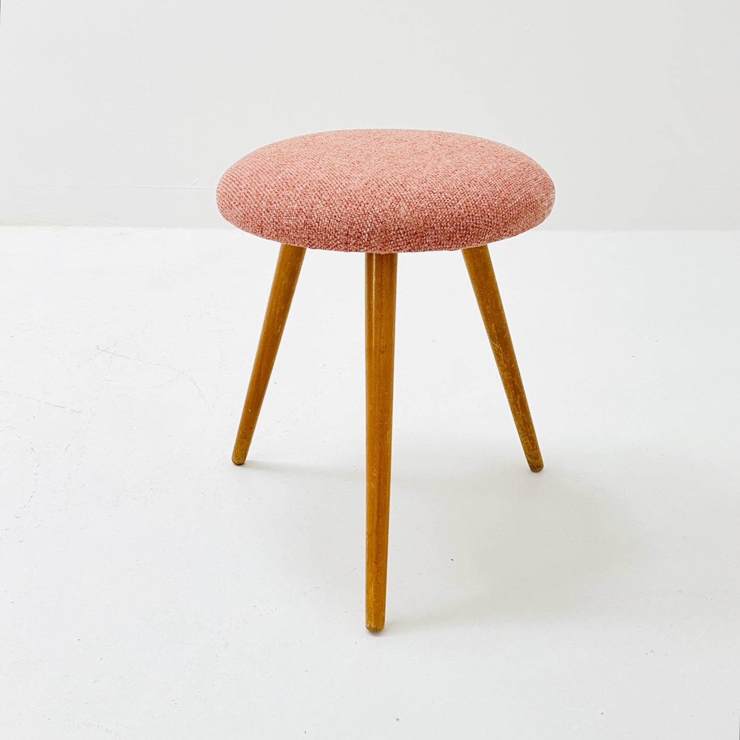 1 of 6 mid century modern stools German tripod vintage design 1960s