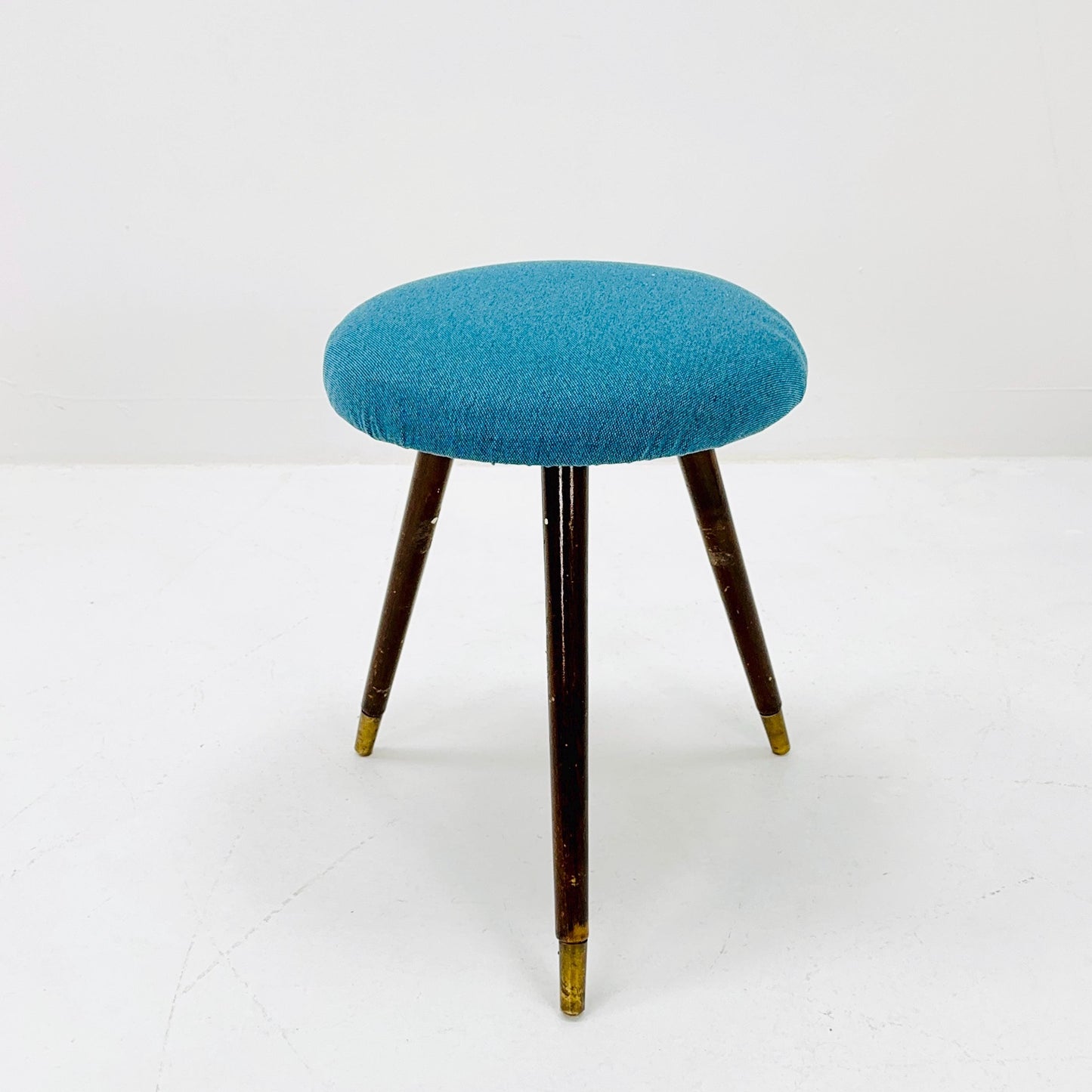 1 of 6 mid century modern stools German tripod vintage design 1960s