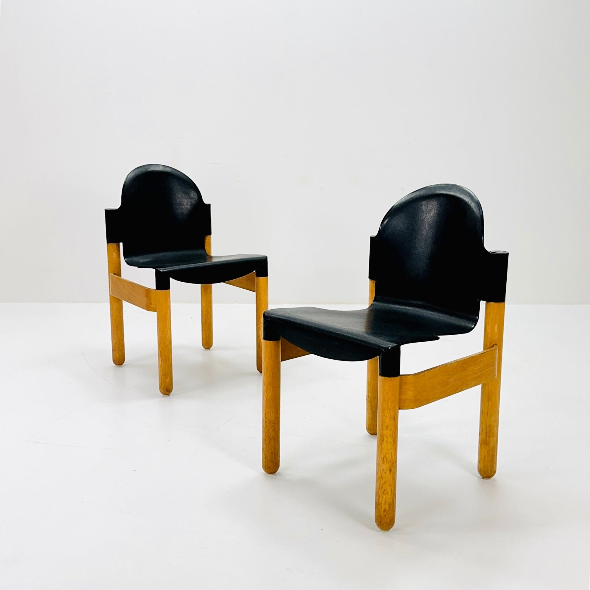 Set of 2 mid century chairs "Flex" by Gerd Lange for Thonet, 1970s