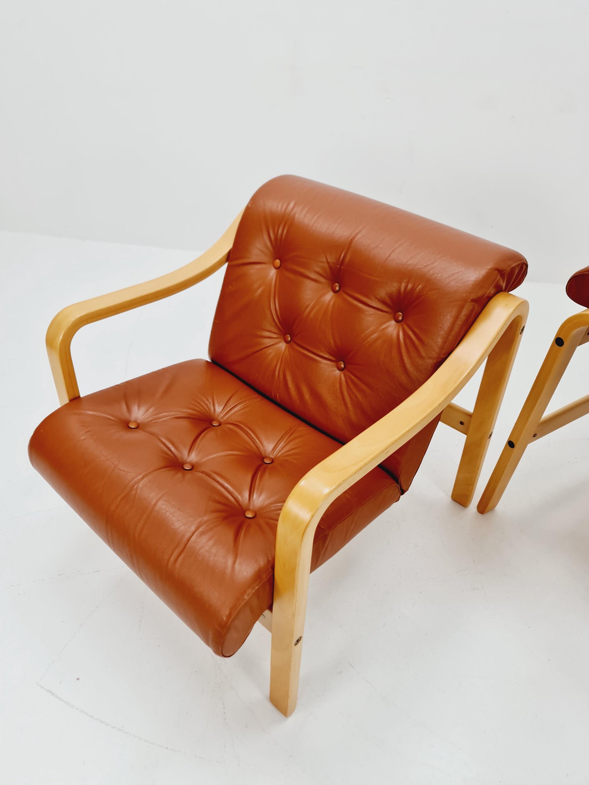 Mid-Century lounge chair by Ingmar Relling for Westnofa, Norway 1970s Set of 2
