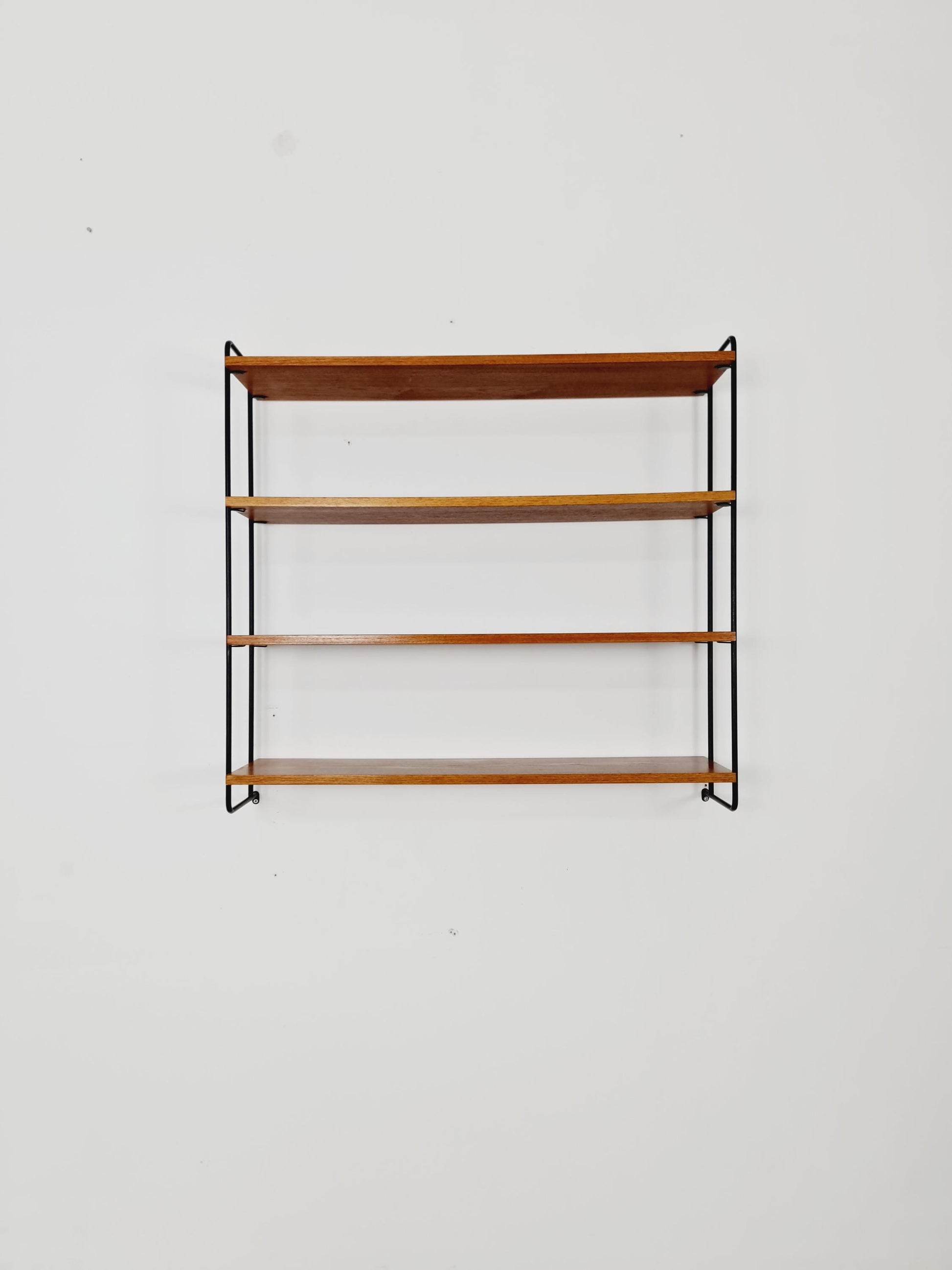Vintage Omnia Hilker teak bookshelf, shelving system, Germany 1960s