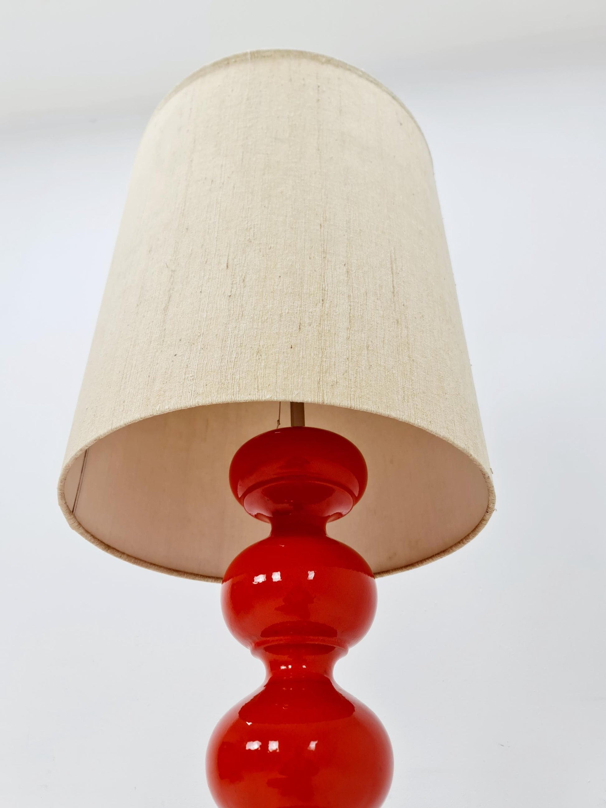 Rare Midcentury Ceramic German floor lamp by Kaiser Leuchten , 1960s