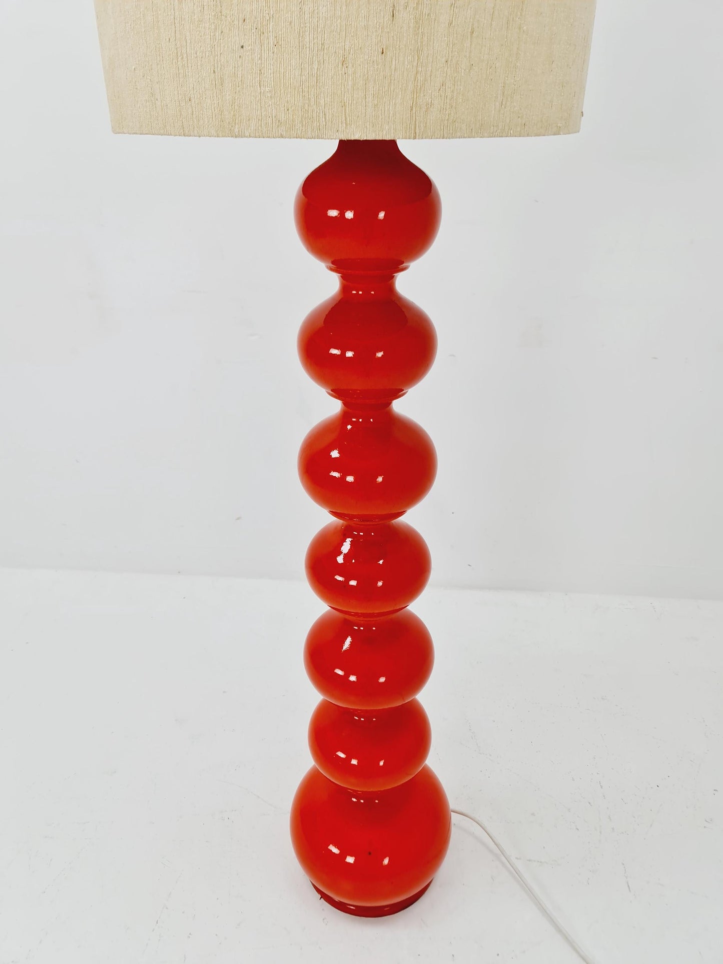 Rare Midcentury Ceramic German floor lamp by Kaiser Leuchten , 1960s