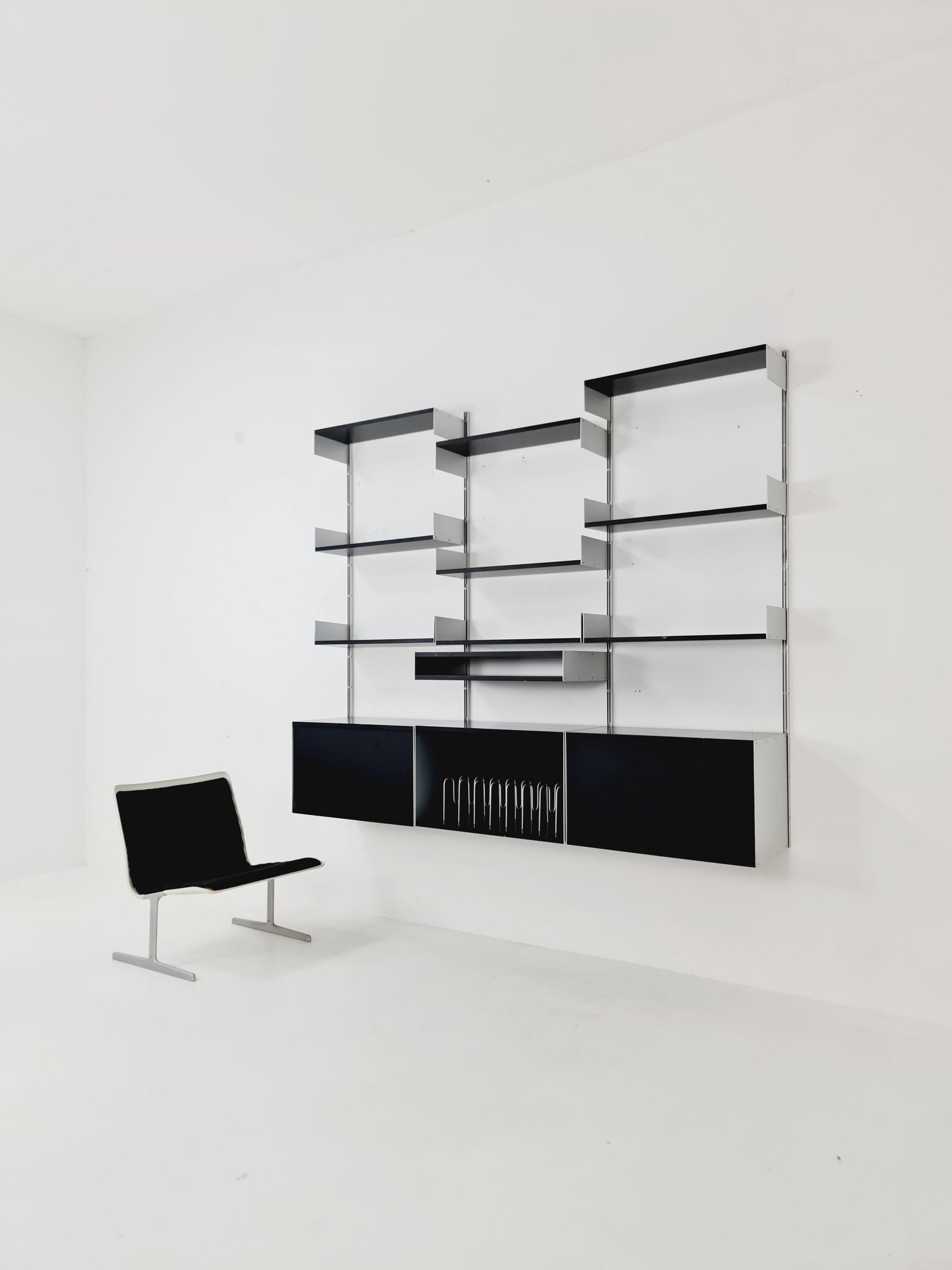 Rare Vintage shelving Unit "606", Dieter Rams for Vitsœ, 1950s