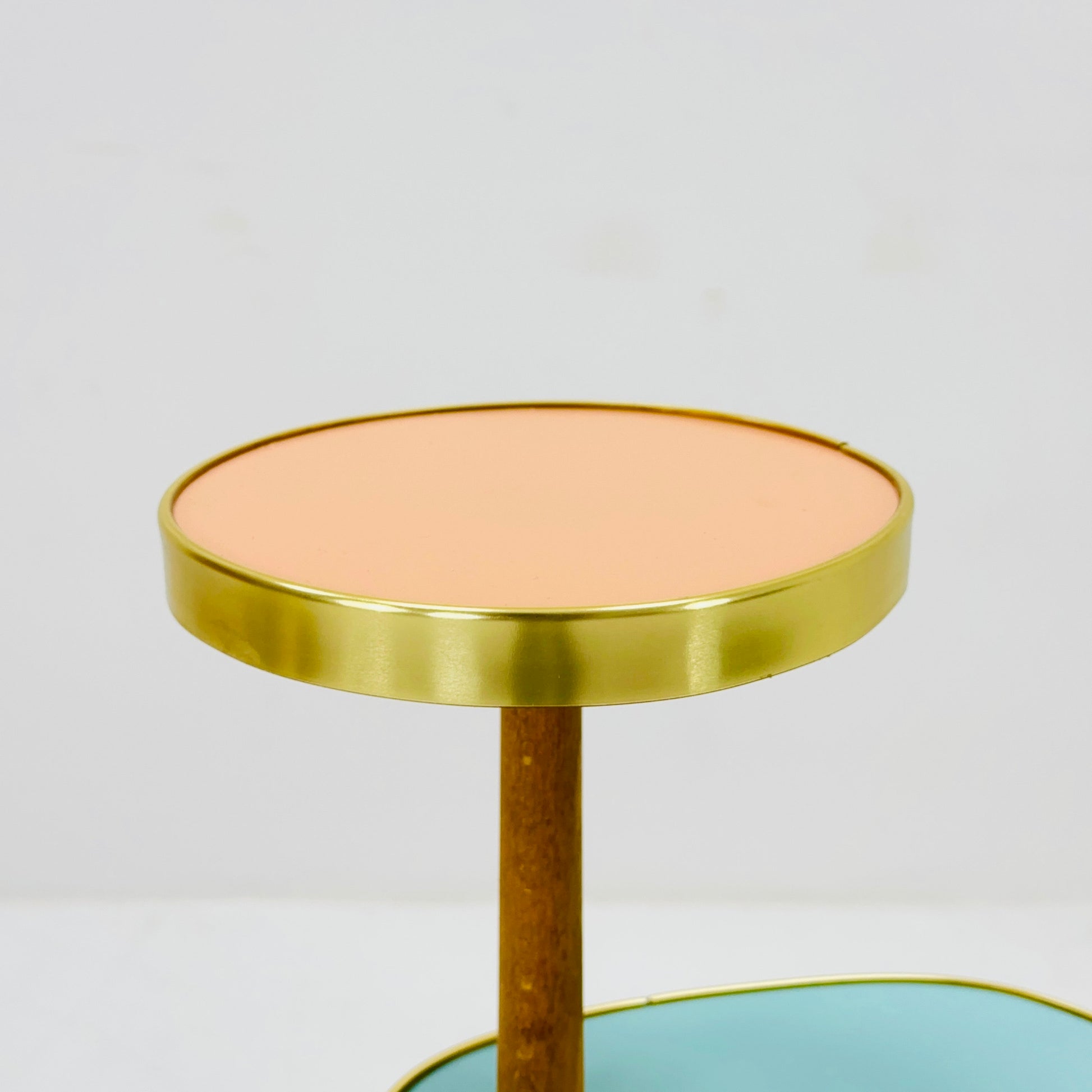 BIG German Plant Stand, Colorful Vintage Mid-Century Minimalist Indoor Plant Stand Side Table Retro flower table