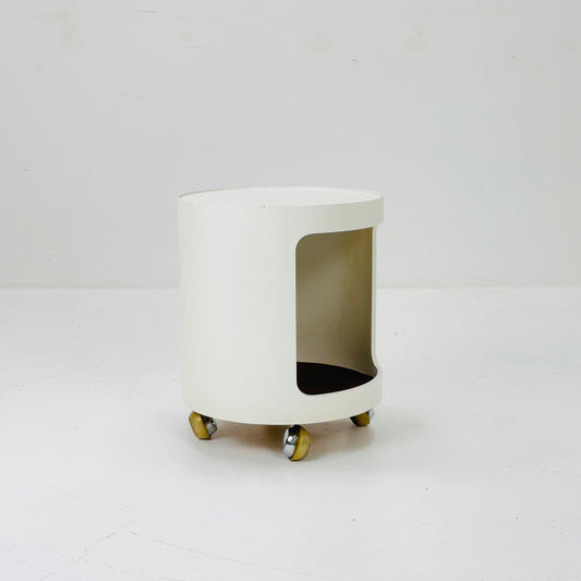 Space Age Side Table "Luna" with rolls Top by Opal, Germany 1970s