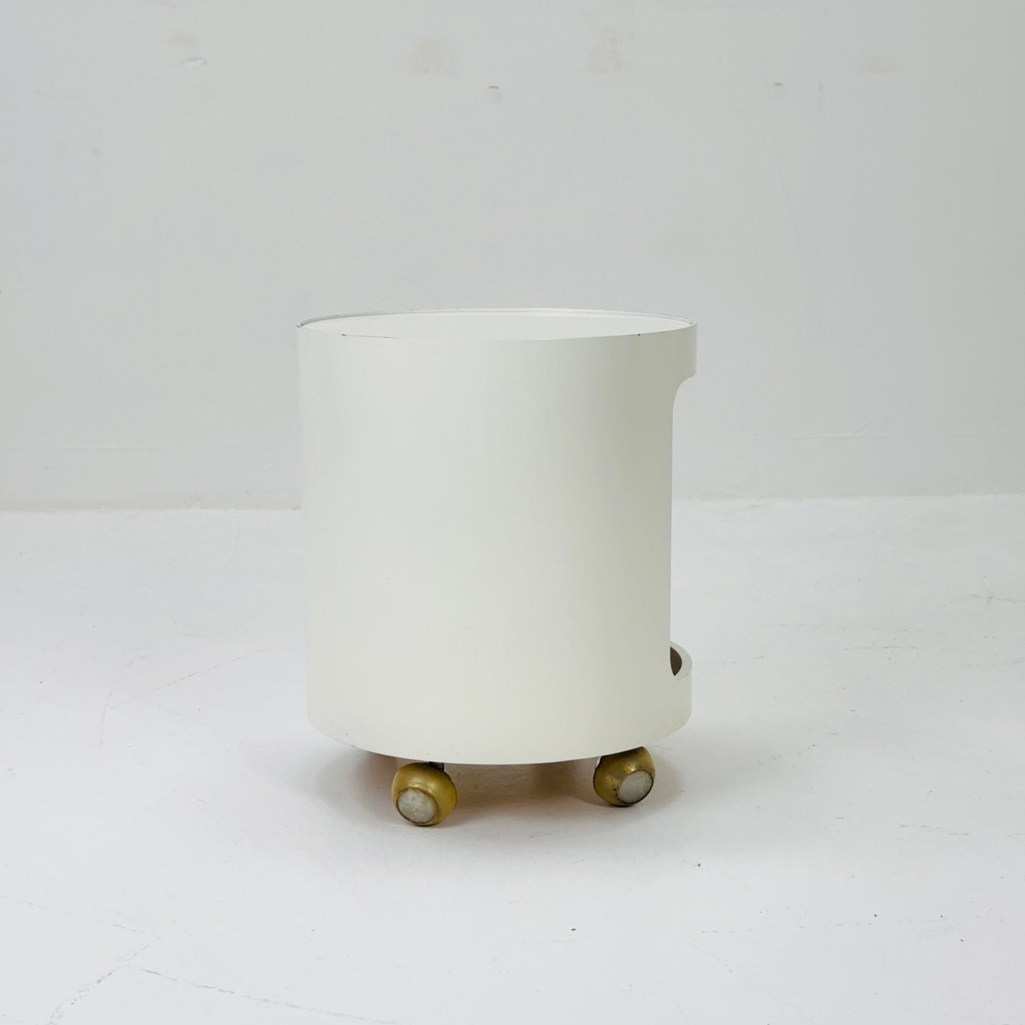 Space Age Side Table "Luna" with rolls Top by Opal, Germany 1970s