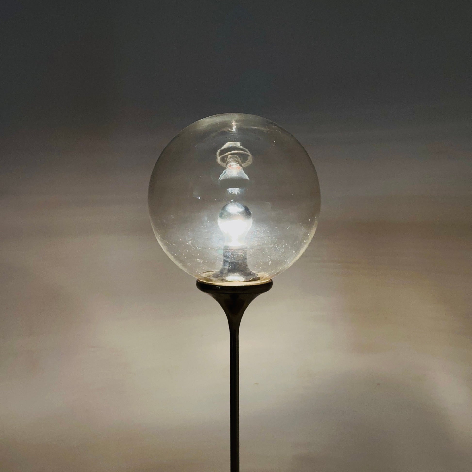 Mid century Floor lamp trumpet base by Doria Leuchten, Germany 1970s