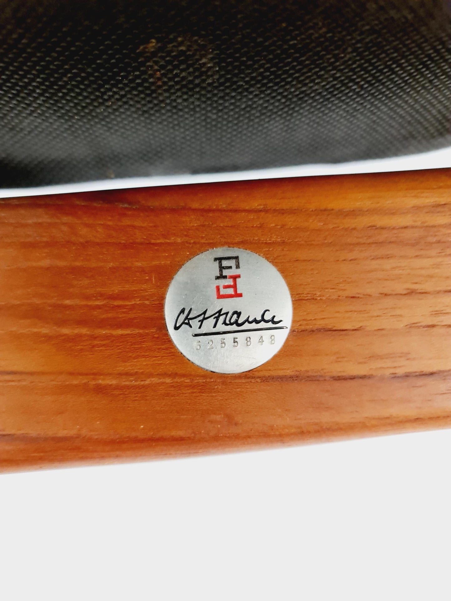 Danish teak and leather chair by Arne Vodder for France & Daverkosen, 1960s