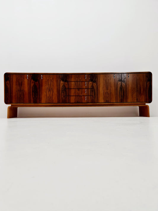 Rare Mid Century Modern German Rosewwod Sideboard, 1960s