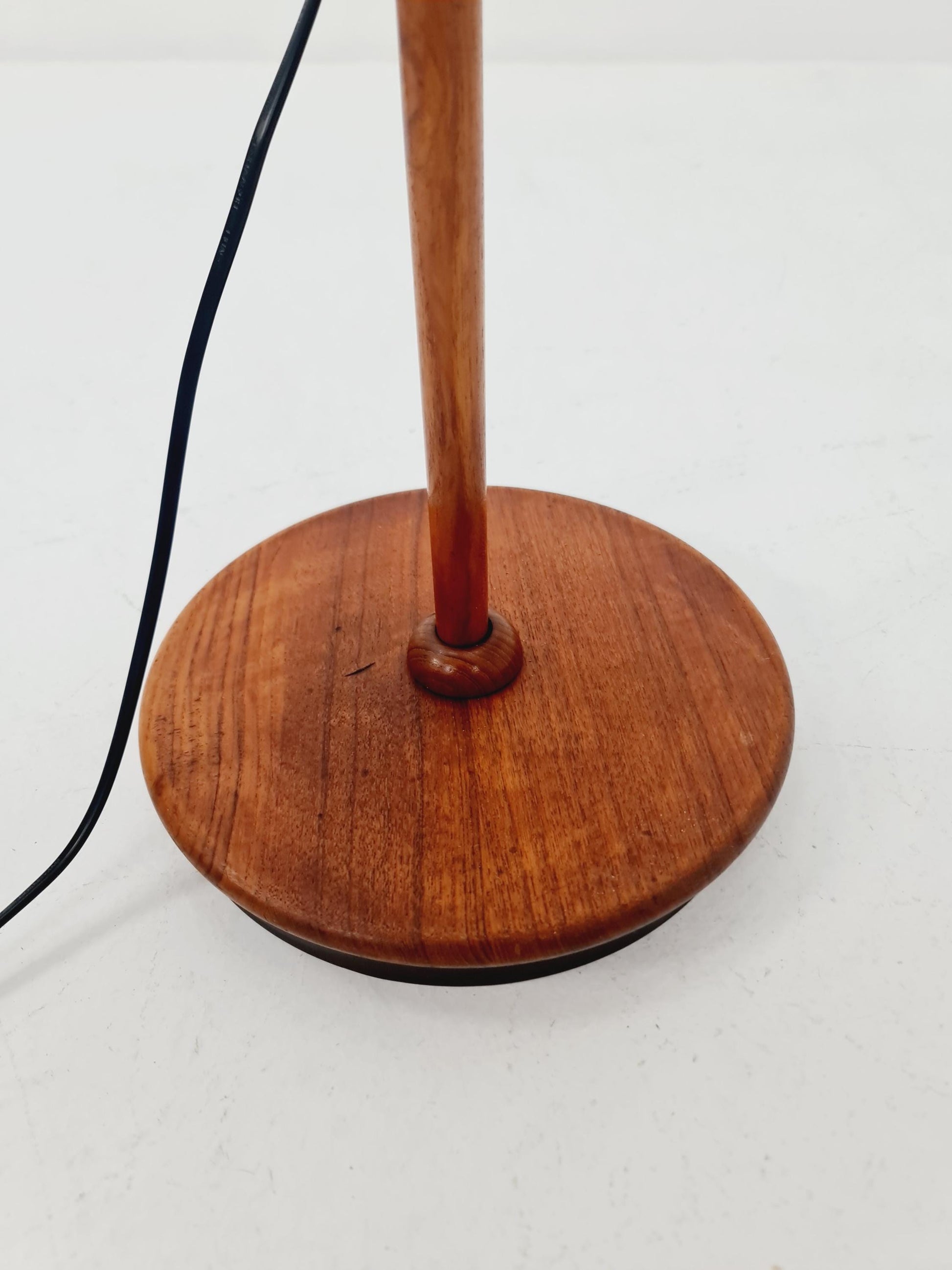 Vintage Danish Teak floor lamp by DOMUS 1970s