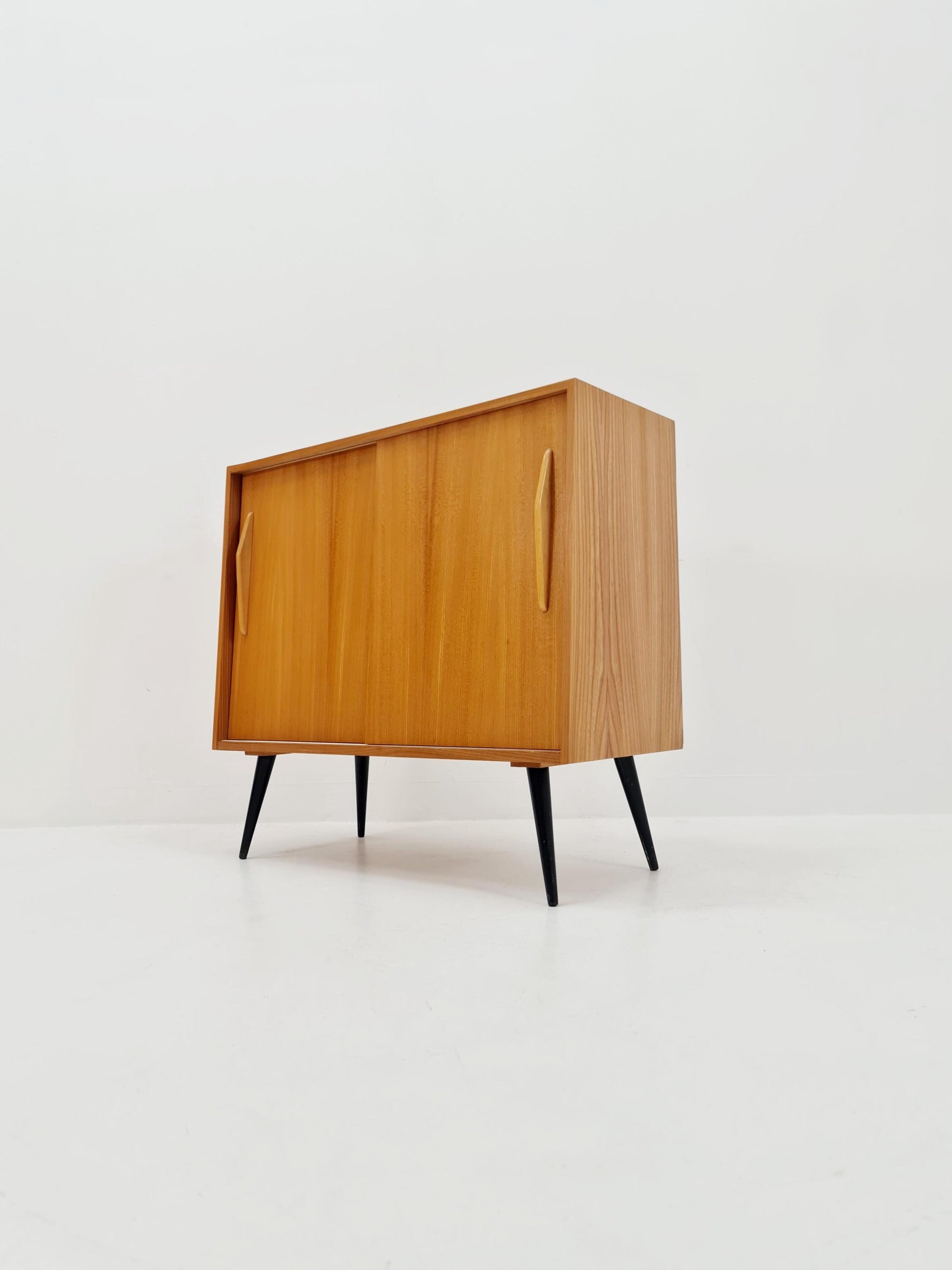 Mid century German hallway Ash shoes cabinet By Verlaux 1960s