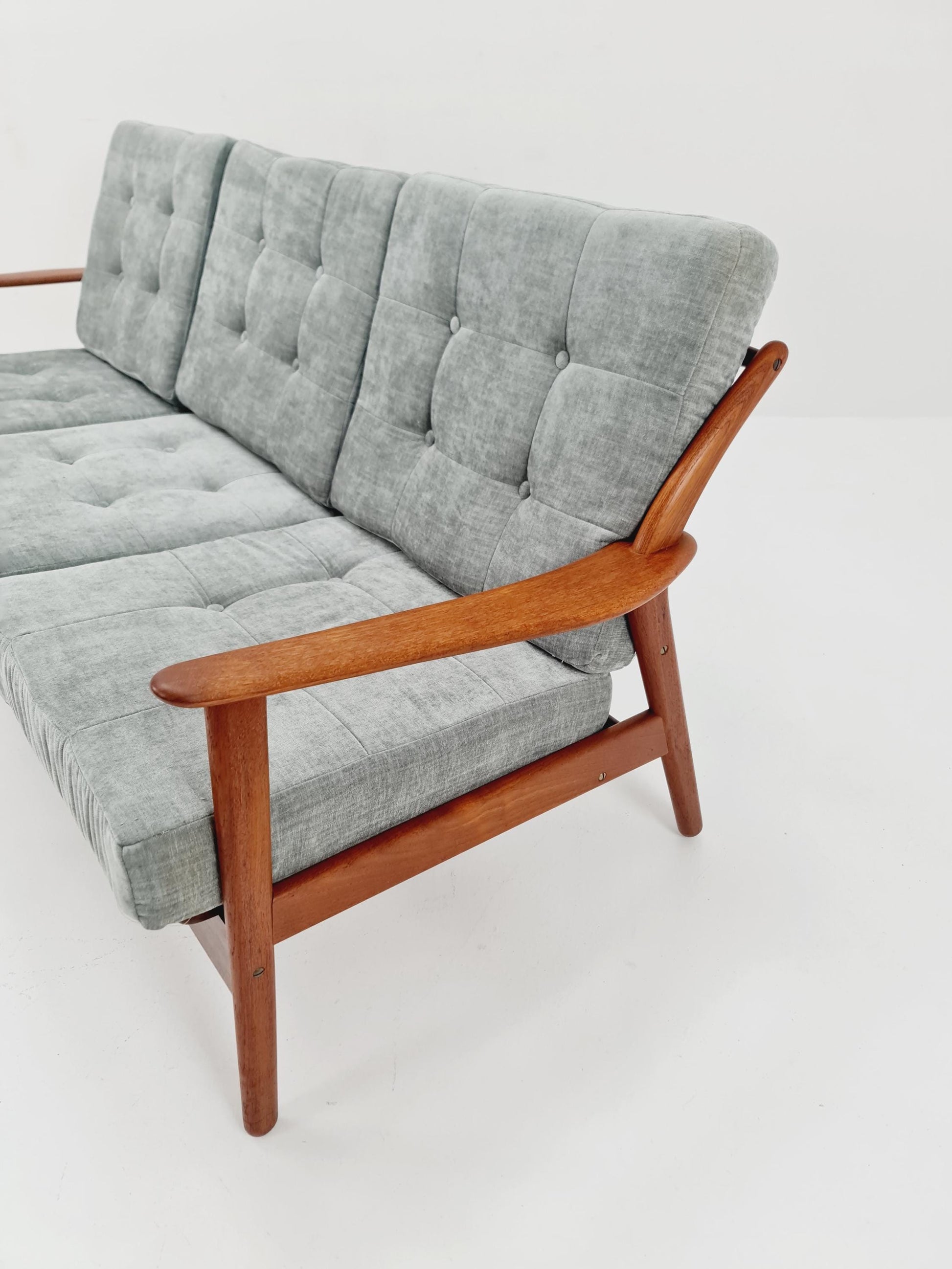 Rare Mid century easy lounge couch for DE Ster teak , 1960s