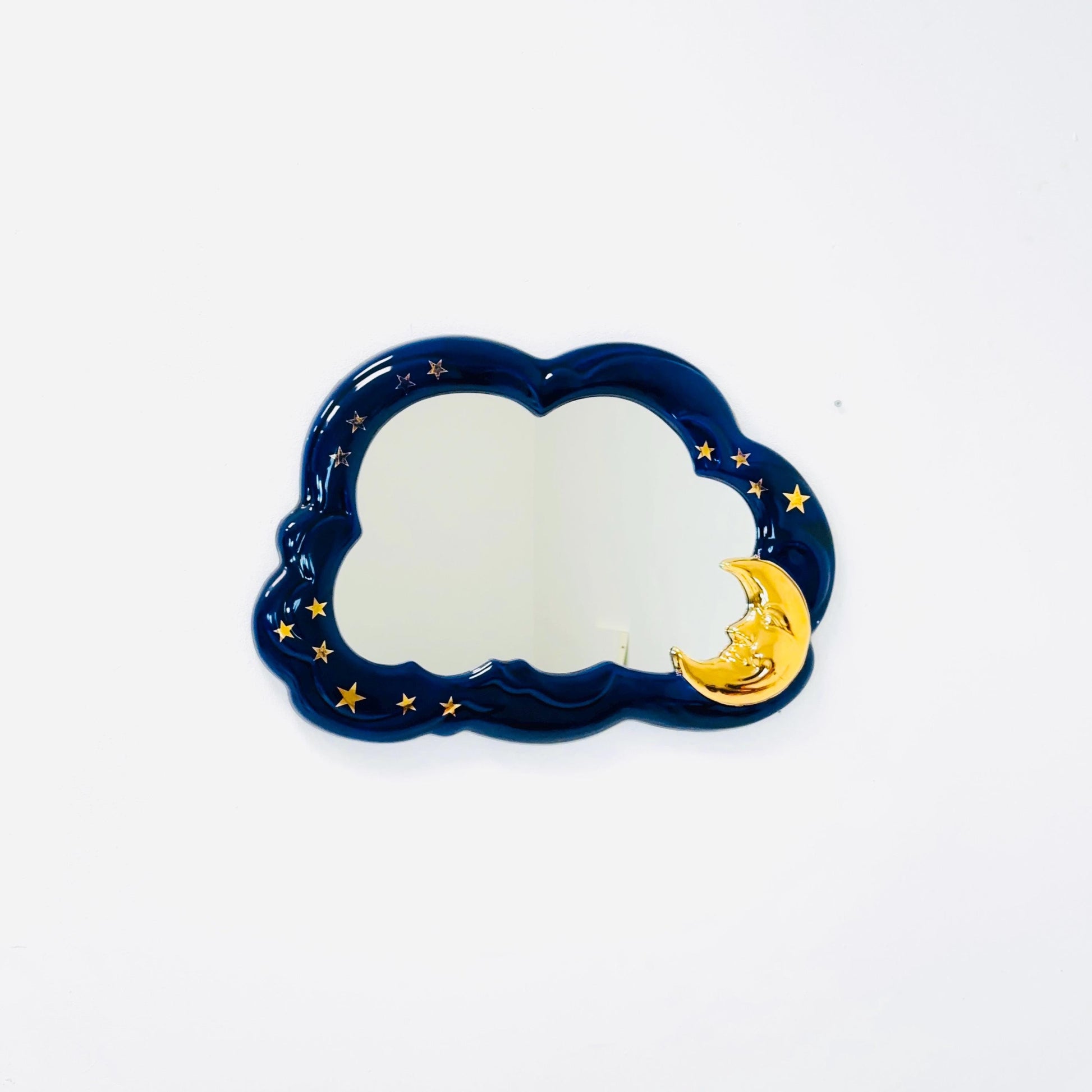 Pop art Cermaic wall mirror by Bassano Italy ABC Chermaishe