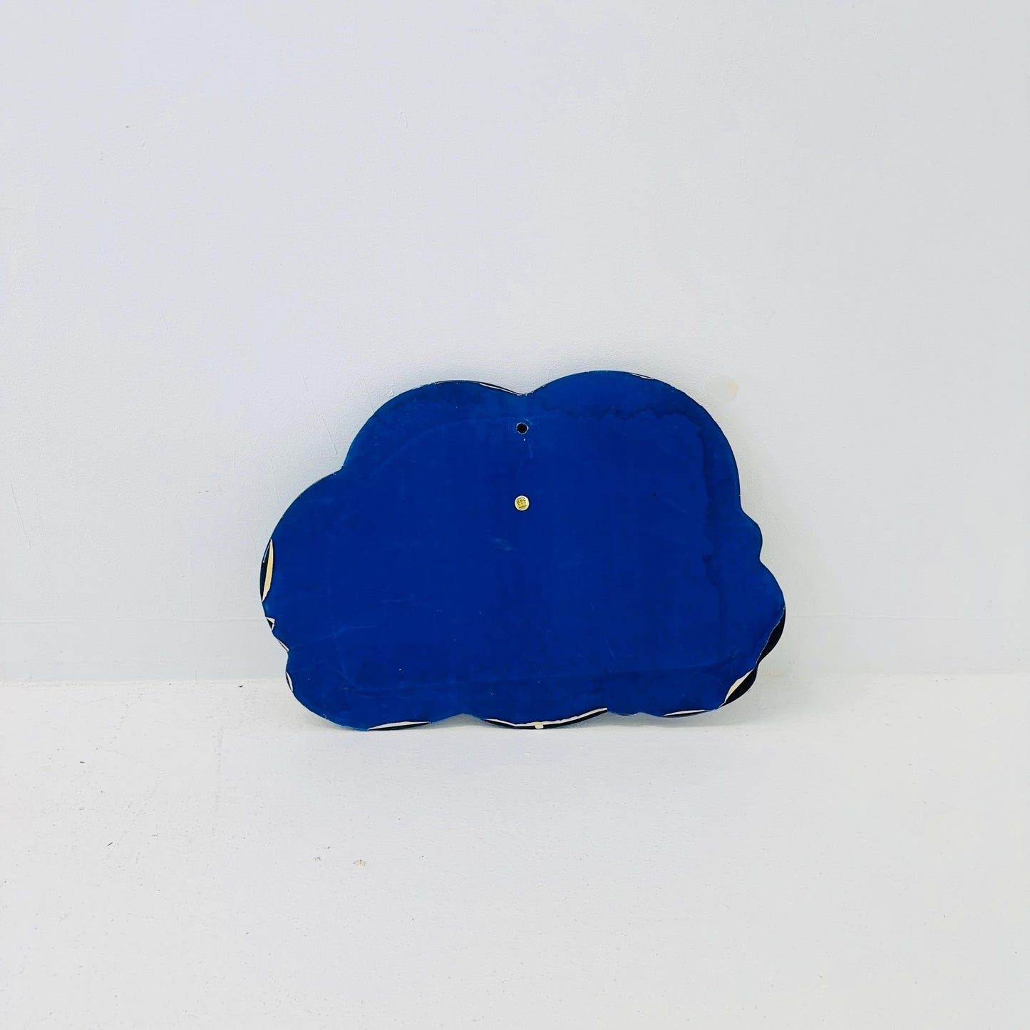 Pop art Cermaic wall mirror by Bassano Italy ABC Chermaishe