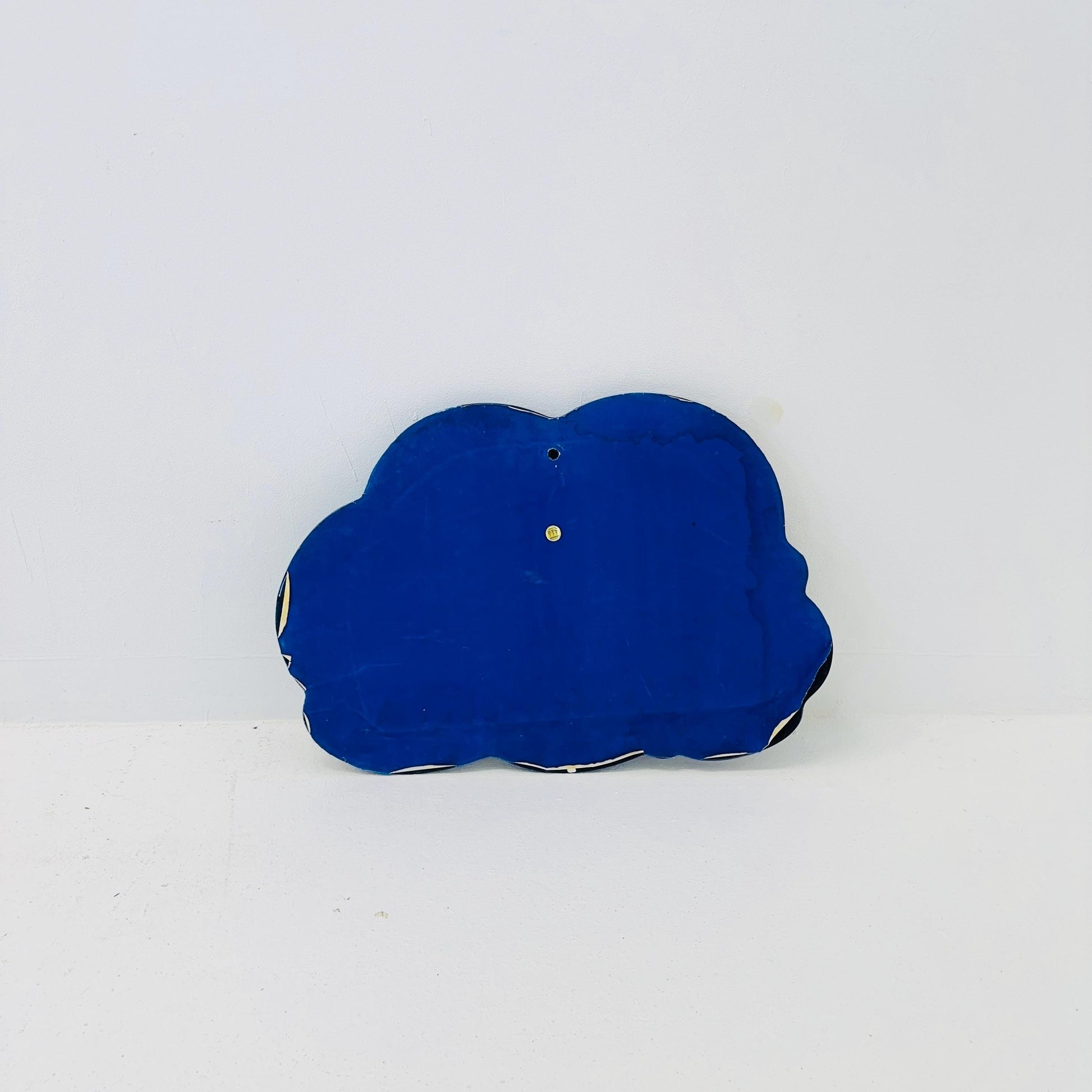 Pop art Cermaic wall mirror by Bassano Italy ABC Chermaishe