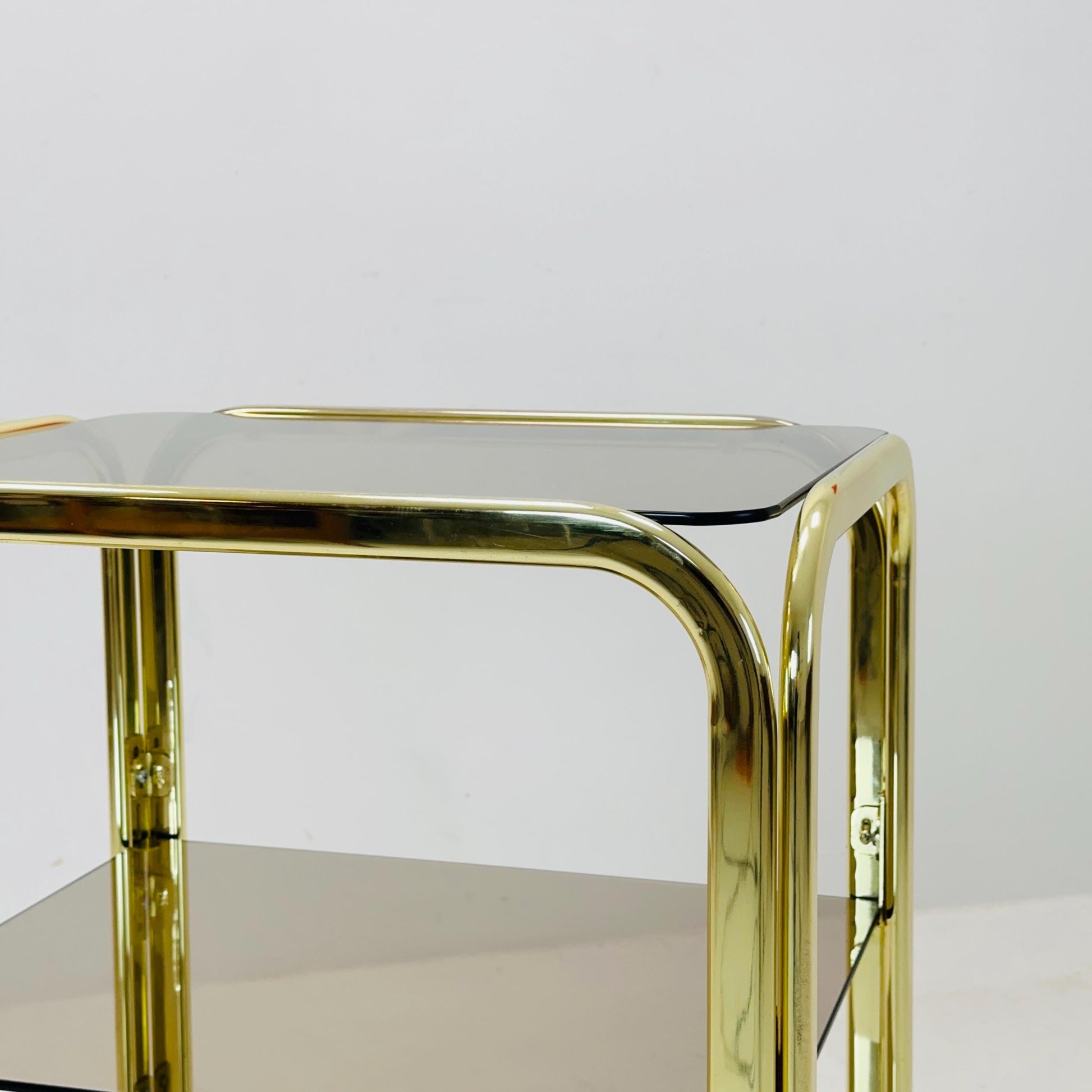 Mid century Italian Hollywood Regency side table 1980s
