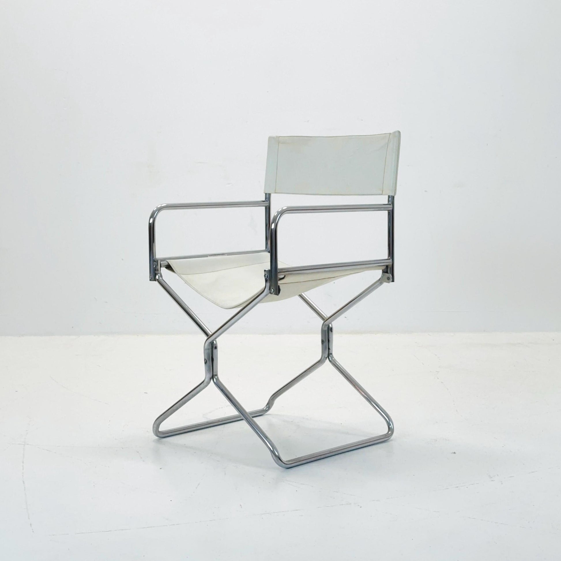 Mid century folding director chair by Lafuma 1970s