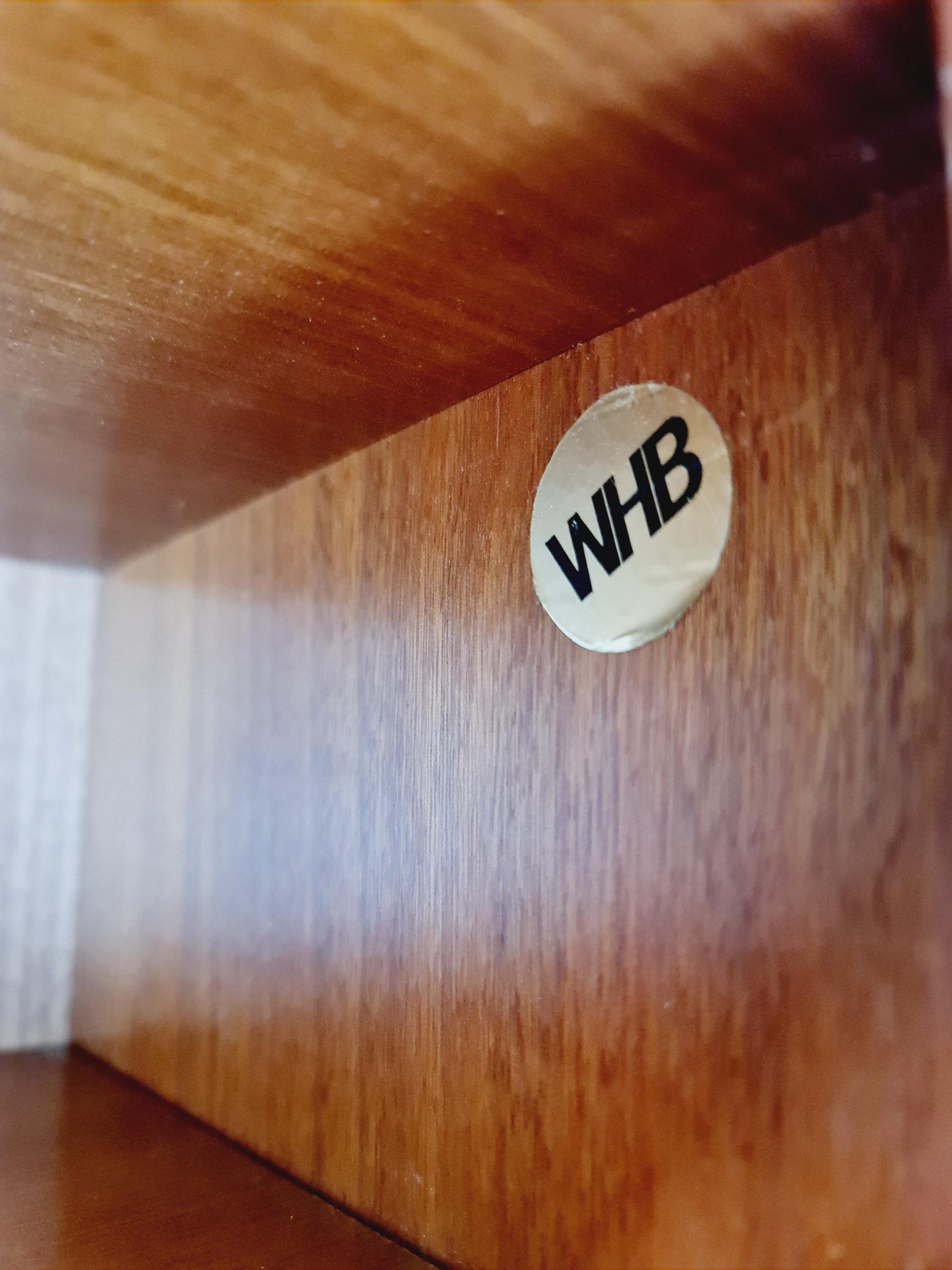 Free standing String shelf-system, bookcase with cabinet teak by WHB Germany, 1950s